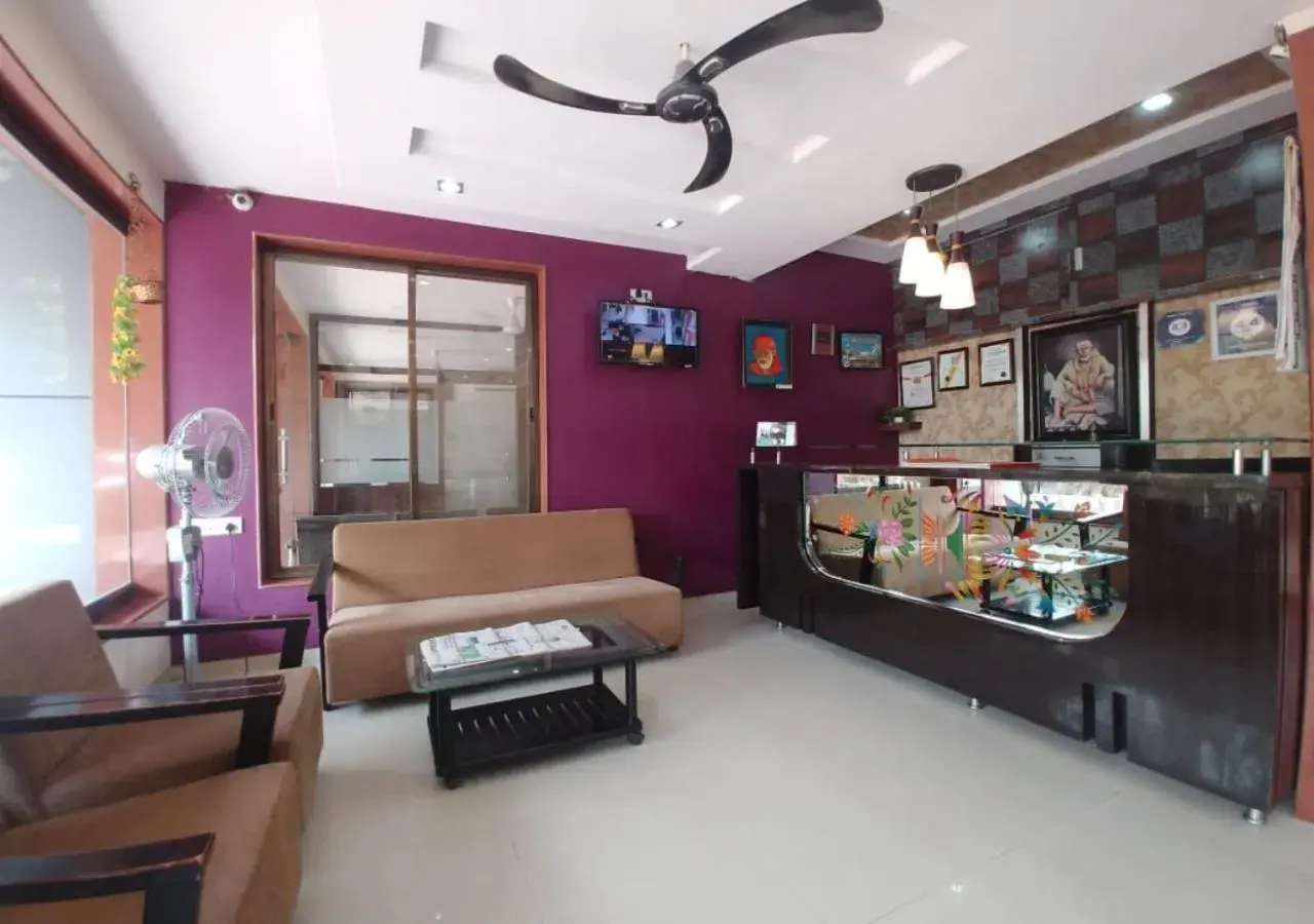Lobby or reception in Hotel Yogiraj Lobby or reception in Hotel Yogiraj