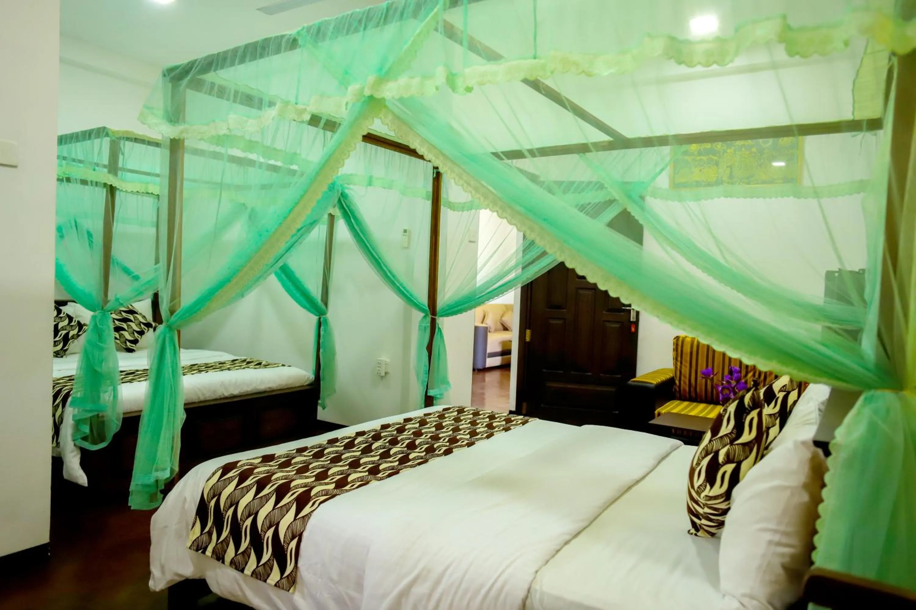 Bedroom, Bed in Village Star Rest-Mirissa