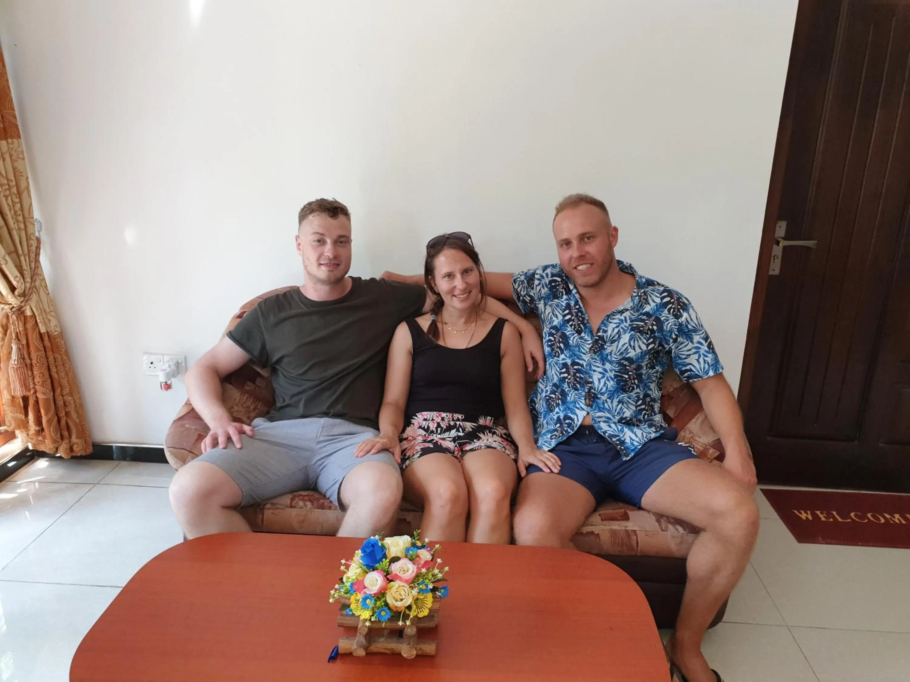 Seating area in Village Star Rest-Mirissa