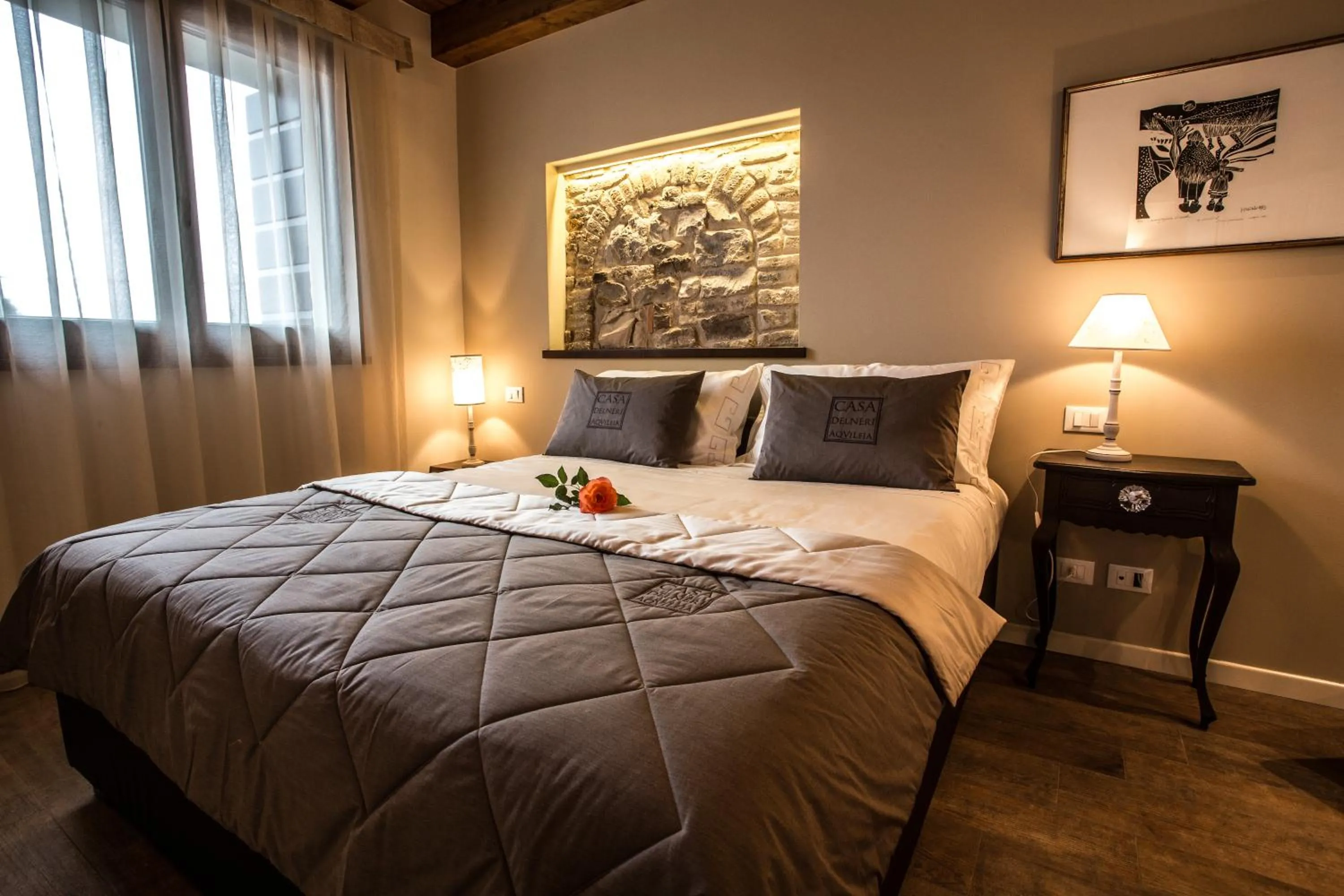 Bed in Casa Delneri Boutique Hotel Adults Only