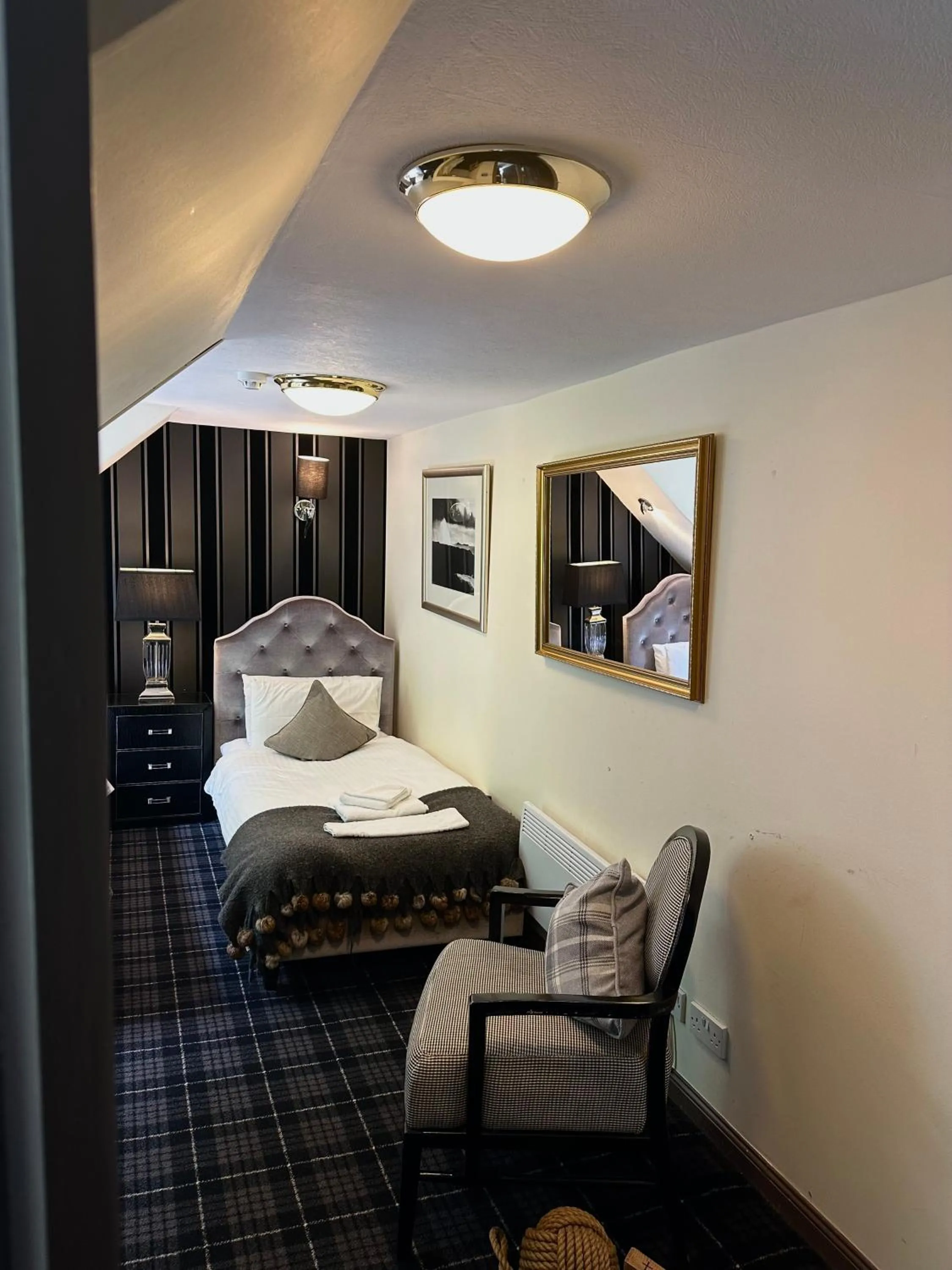 Bed in The Tobermory Hotel