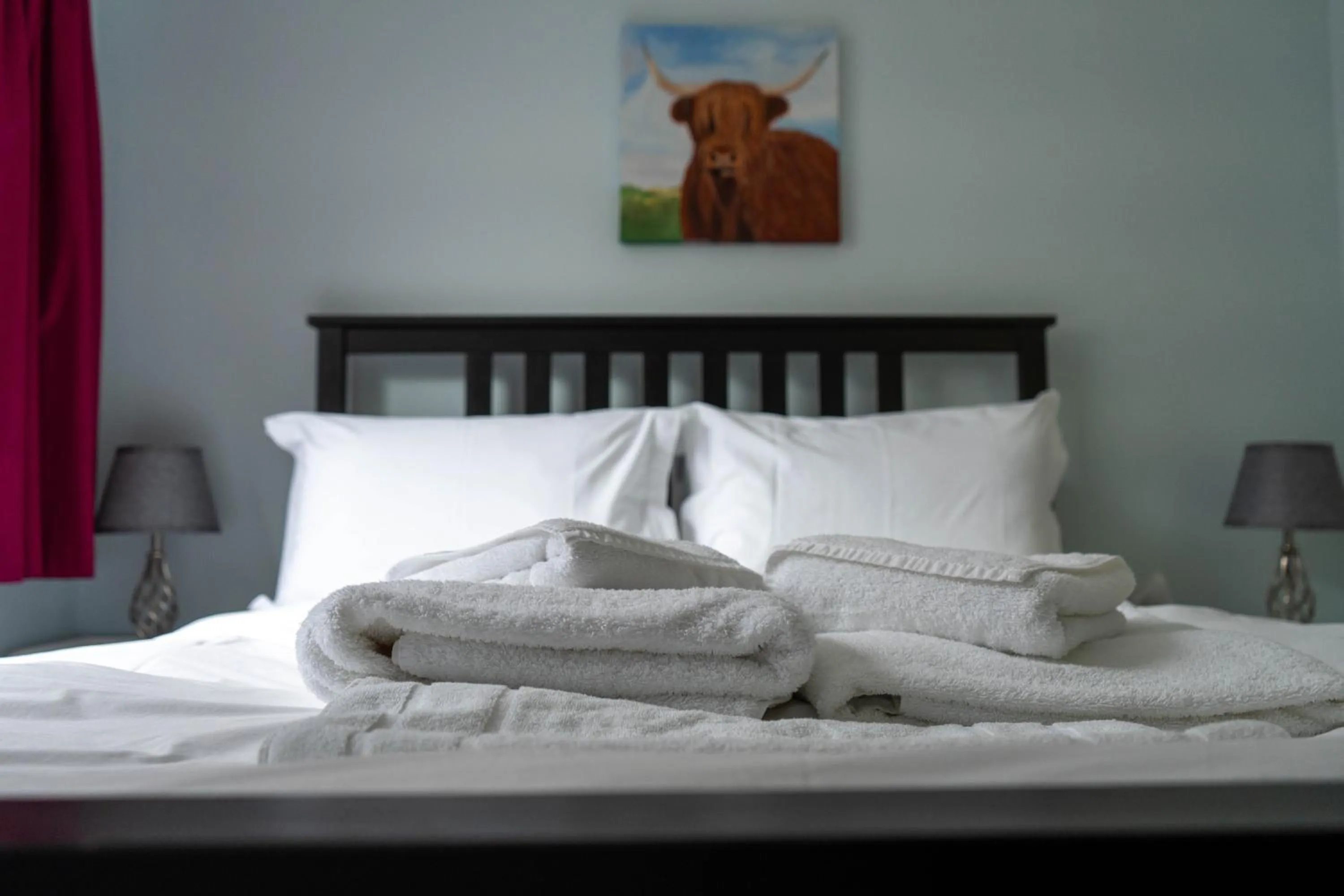 Bed in The Tobermory Hotel