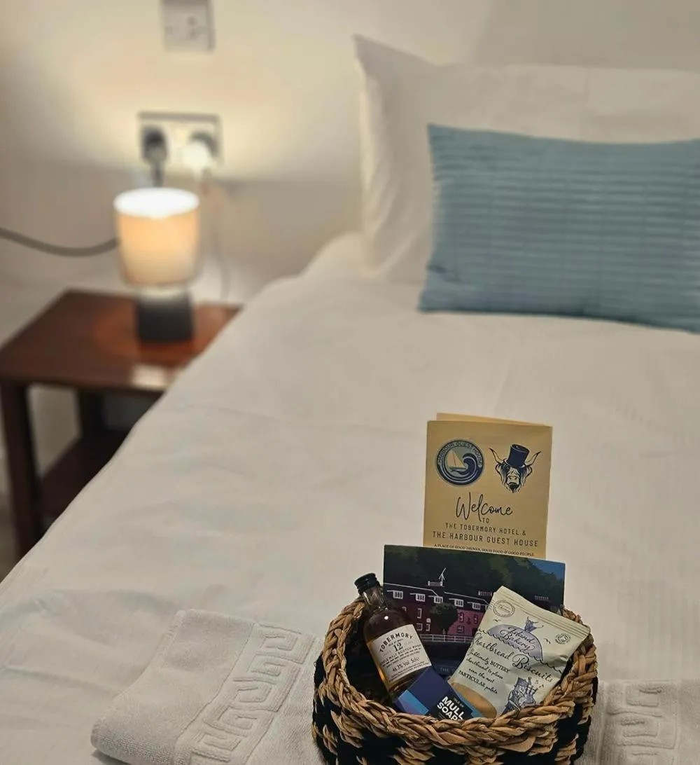 Bed in The Tobermory Hotel