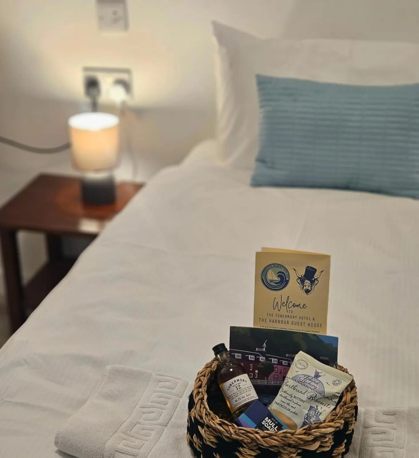 Bed in The Tobermory Hotel