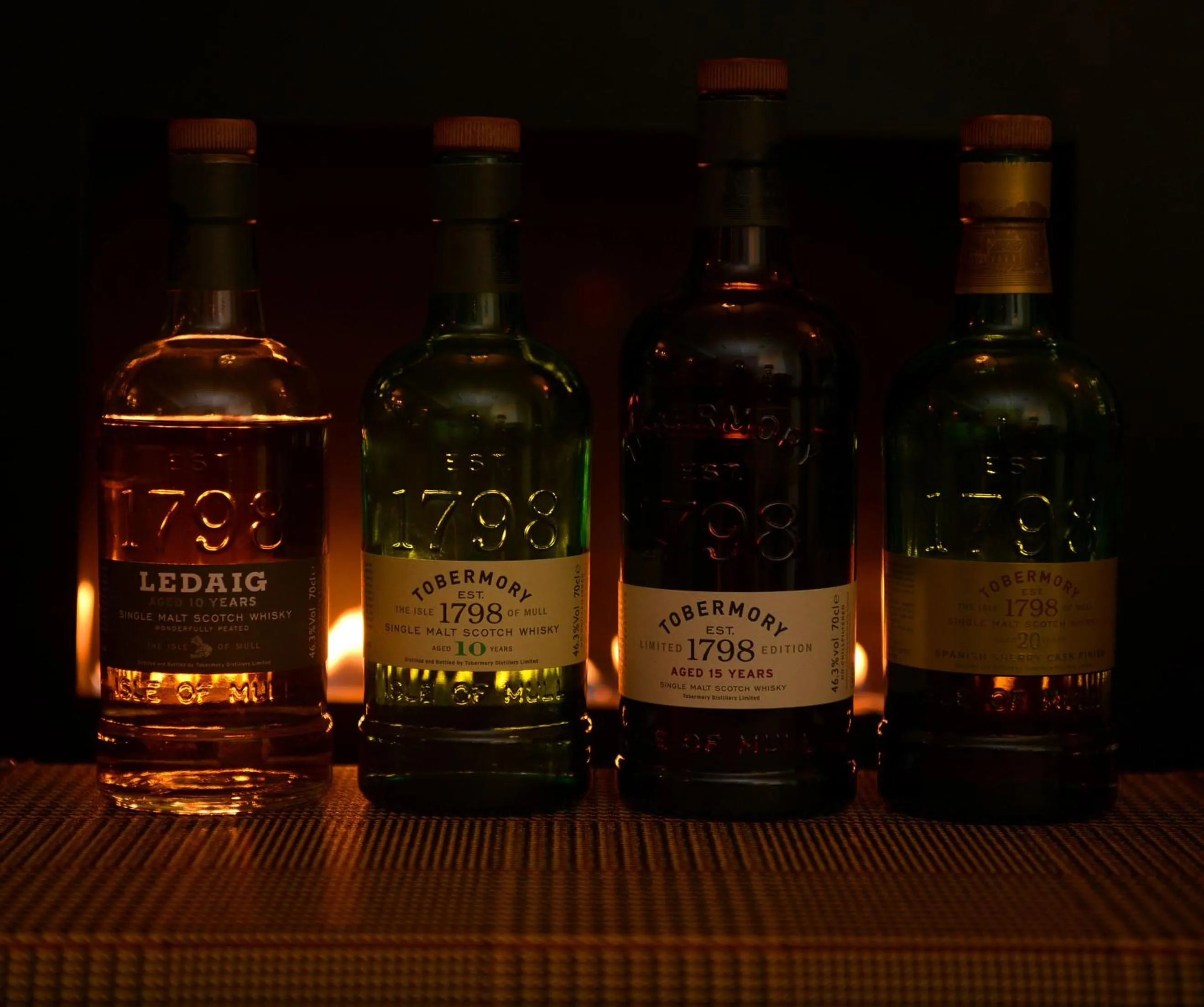 Alcoholic drinks in The Tobermory Hotel