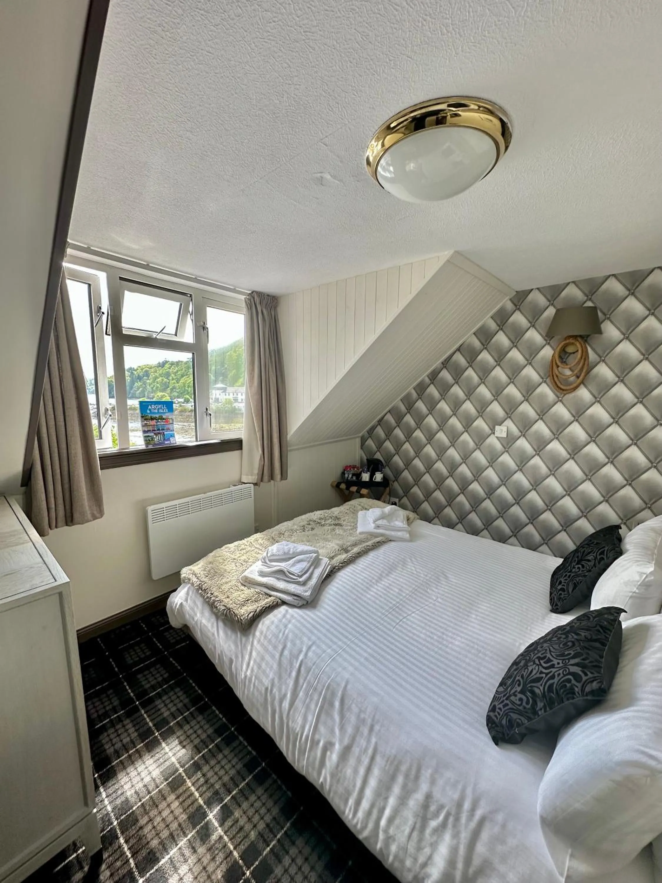 Bed in The Tobermory Hotel