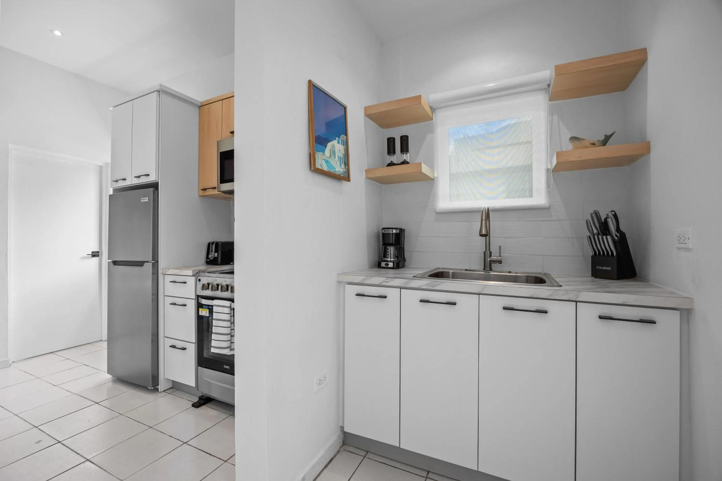 Kitchen or kitchenette in Casa Placita Hotel
