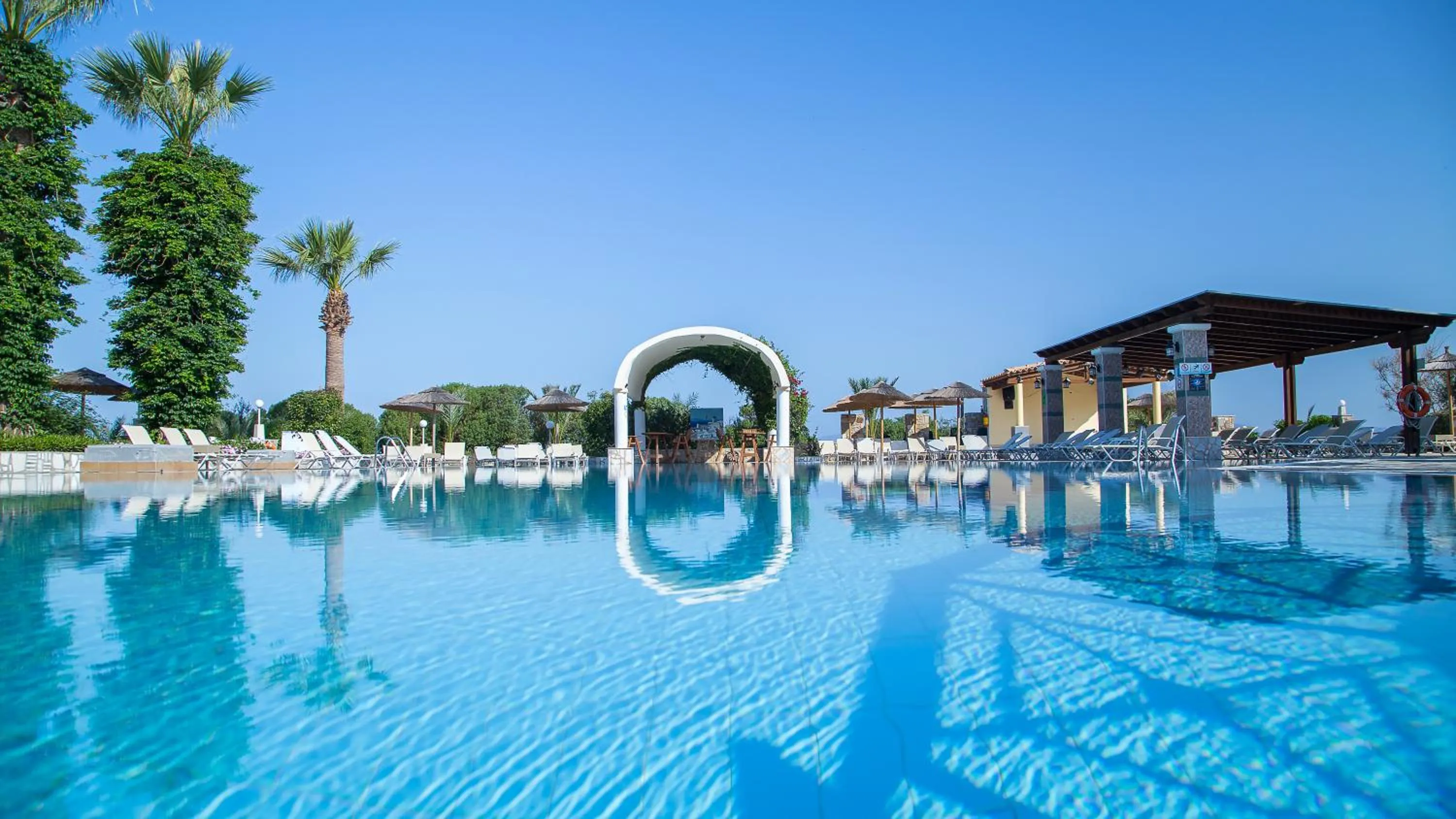 Pool view in Kouros Palace Active Lifestyle Hotel