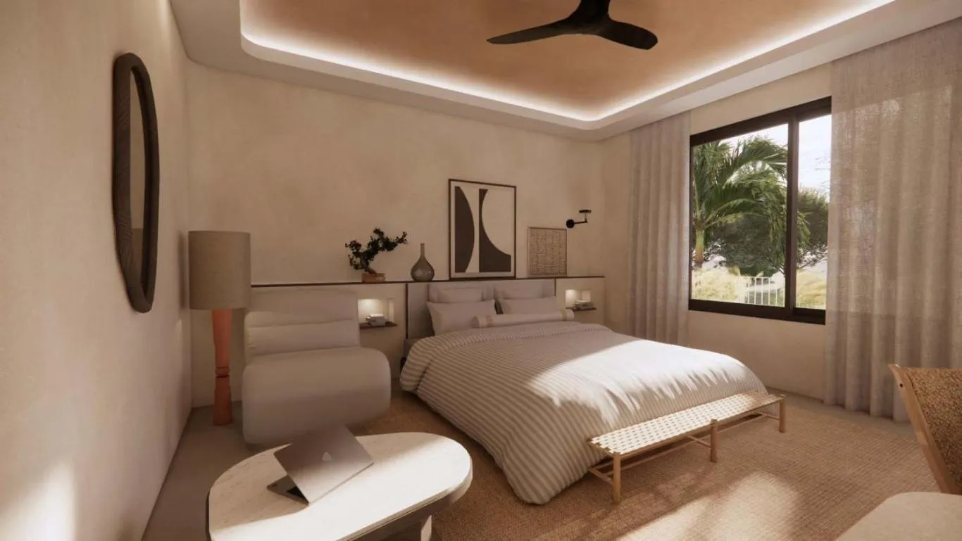 Bed in Kouros Palace Active Lifestyle Hotel