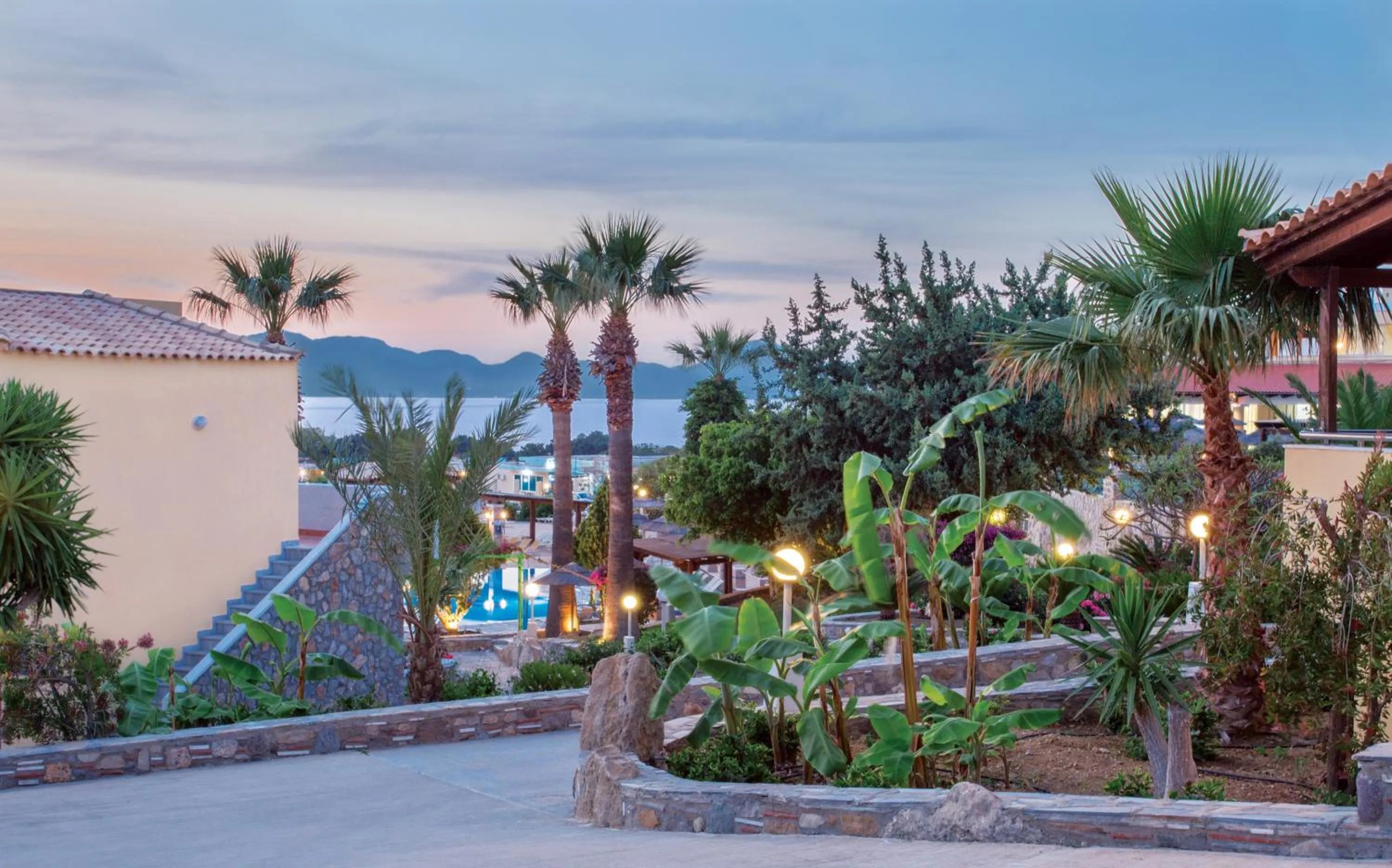 Garden in Kouros Palace Active Lifestyle Hotel