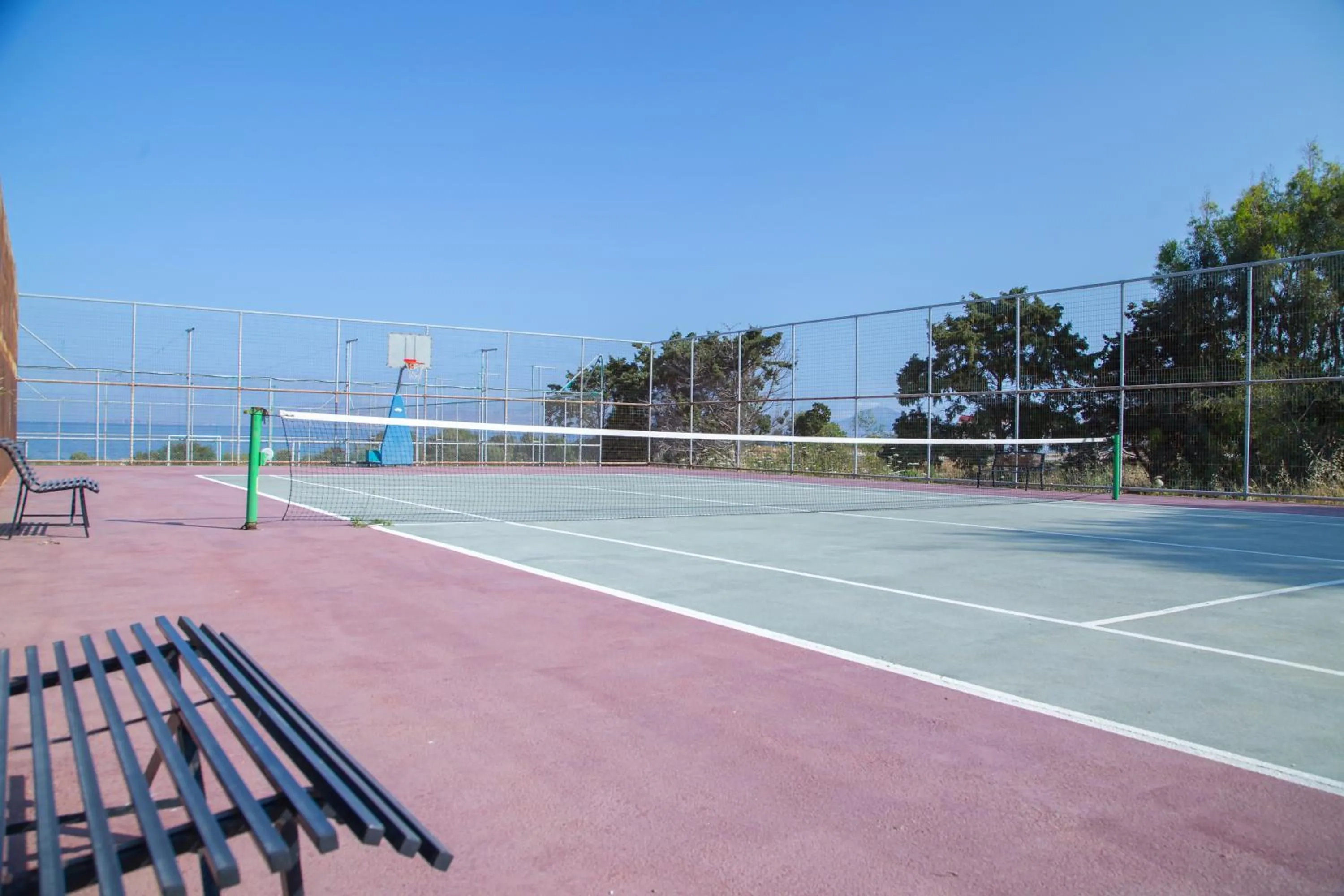 Tennis court in Kouros Palace Active Lifestyle Hotel