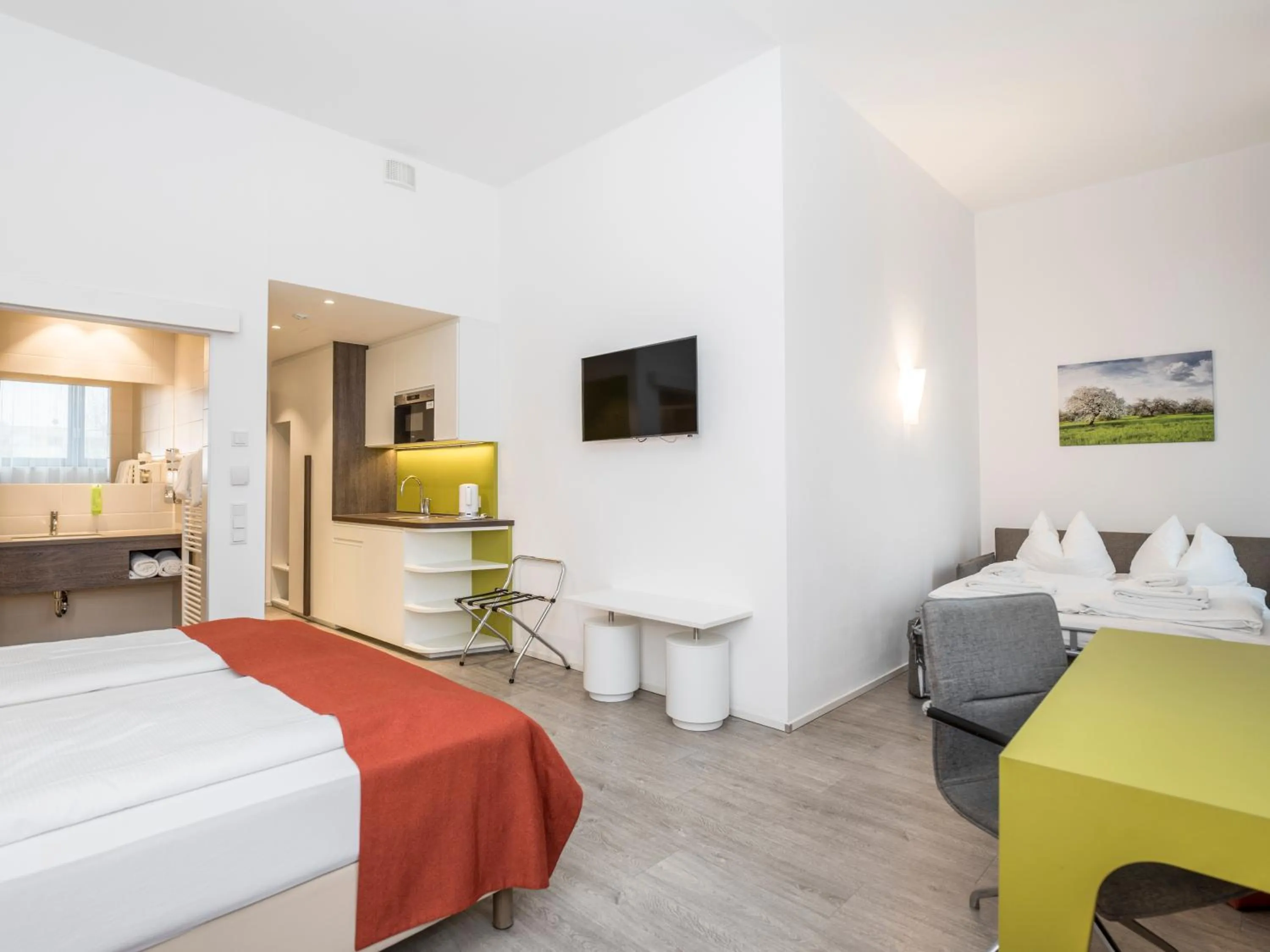 Bed in Eco Suite Hotel