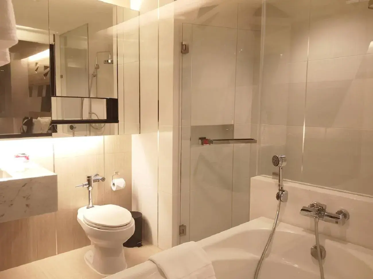 Bathroom in Tsix5 Phenomenal Hotel Pattaya Bathroom in Tsix5 Phenomenal Hotel Pattaya