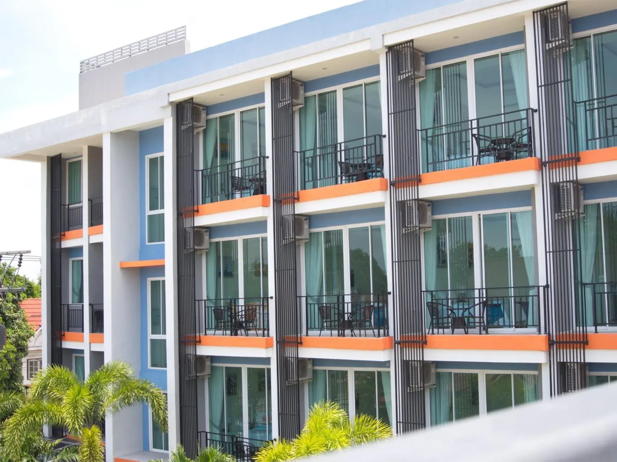 Bird's eye view in Evergreen Resort Cha-am Bird's eye view in Evergreen Resort Cha-am