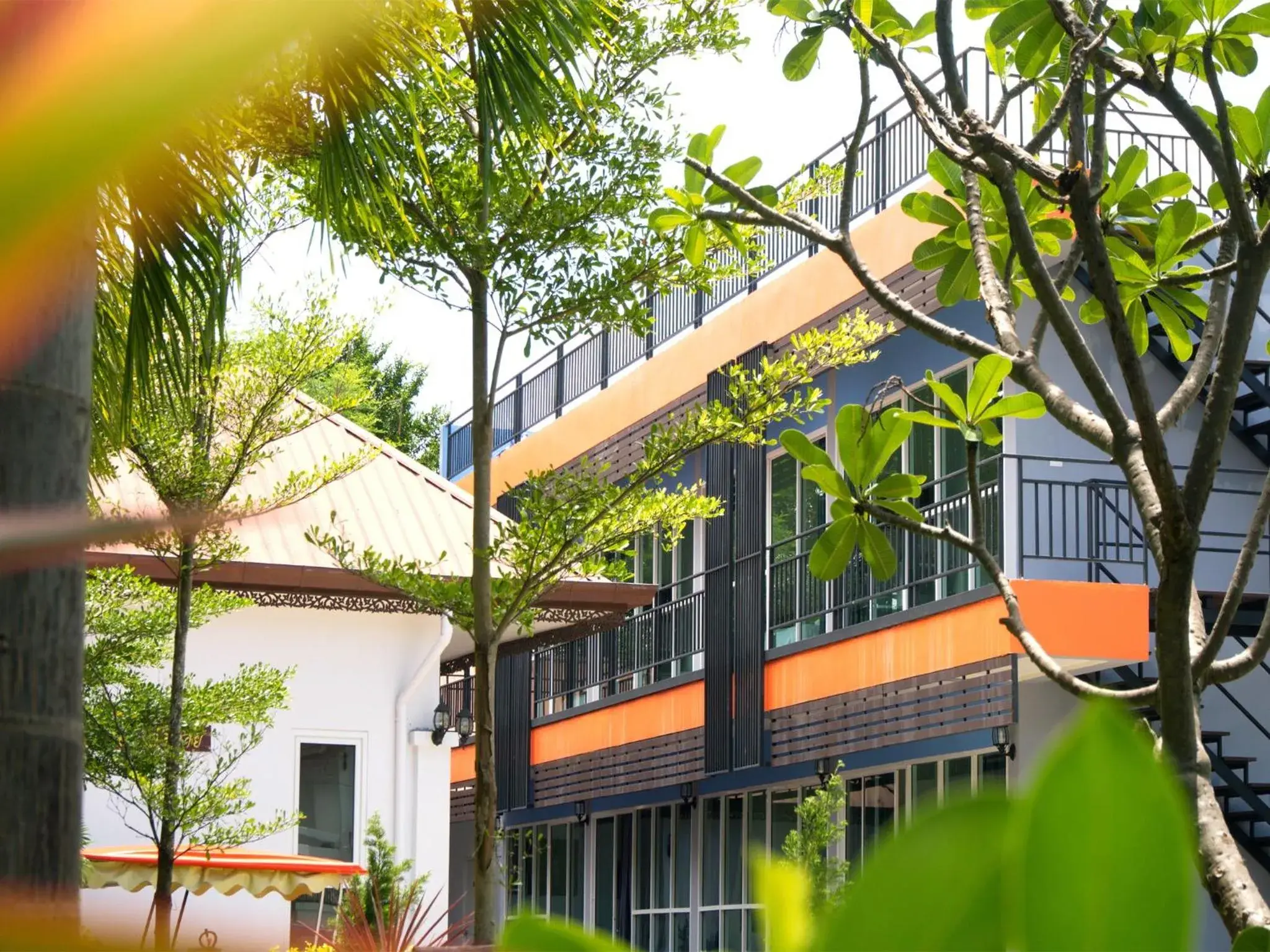 Property building in Evergreen Resort Cha-am Property building in Evergreen Resort Cha-am