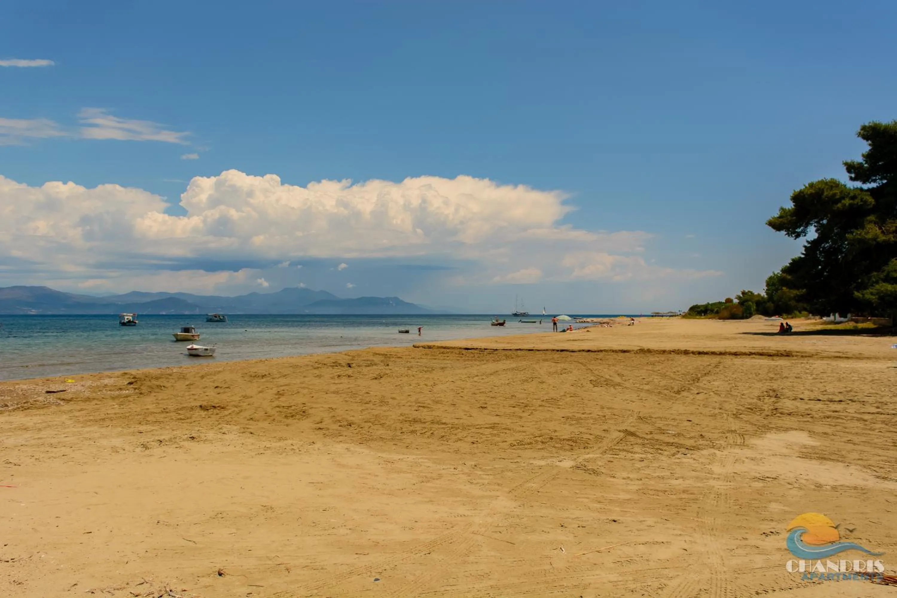 Beach in Chandris Apartments