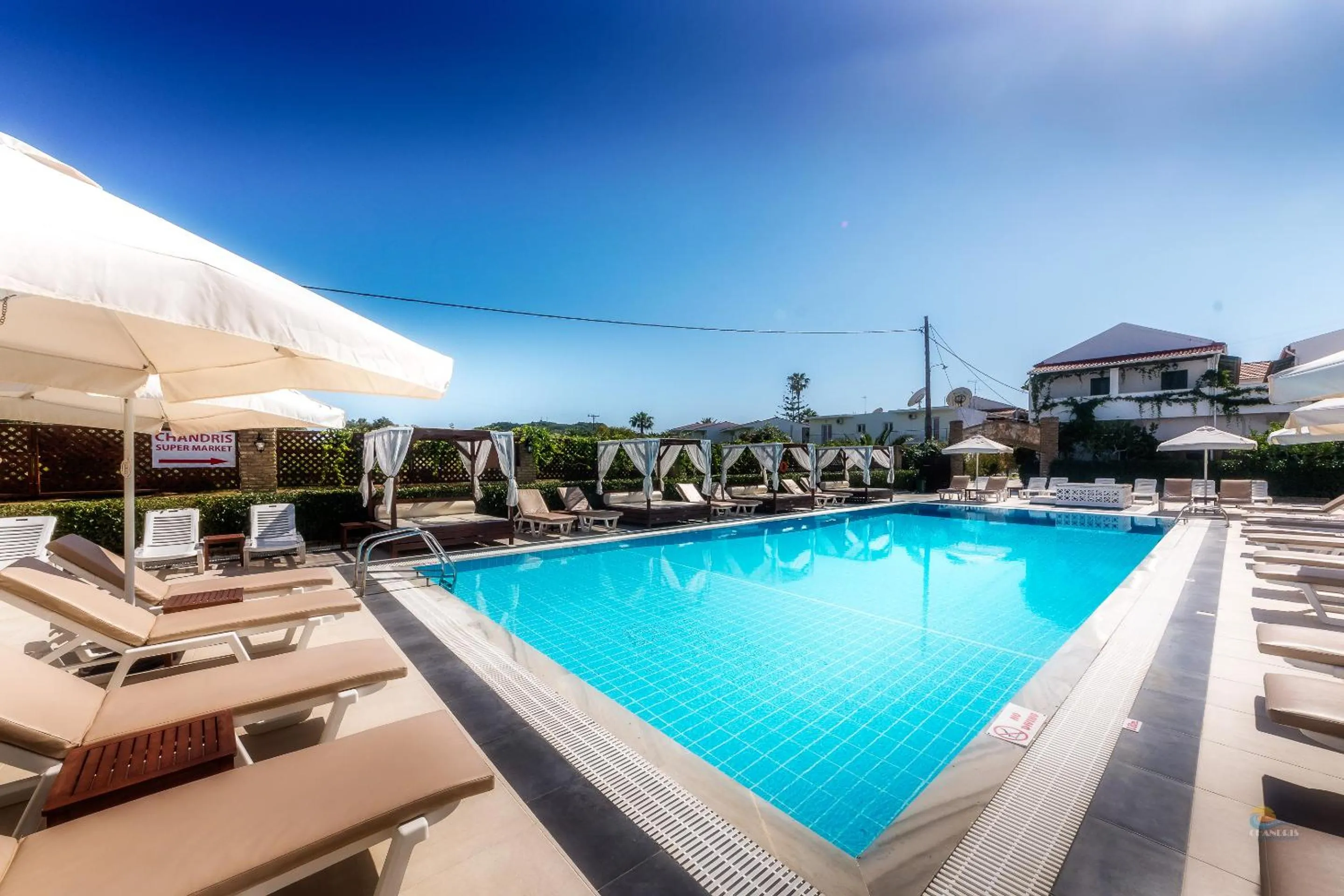 Swimming pool in Chandris Apartments