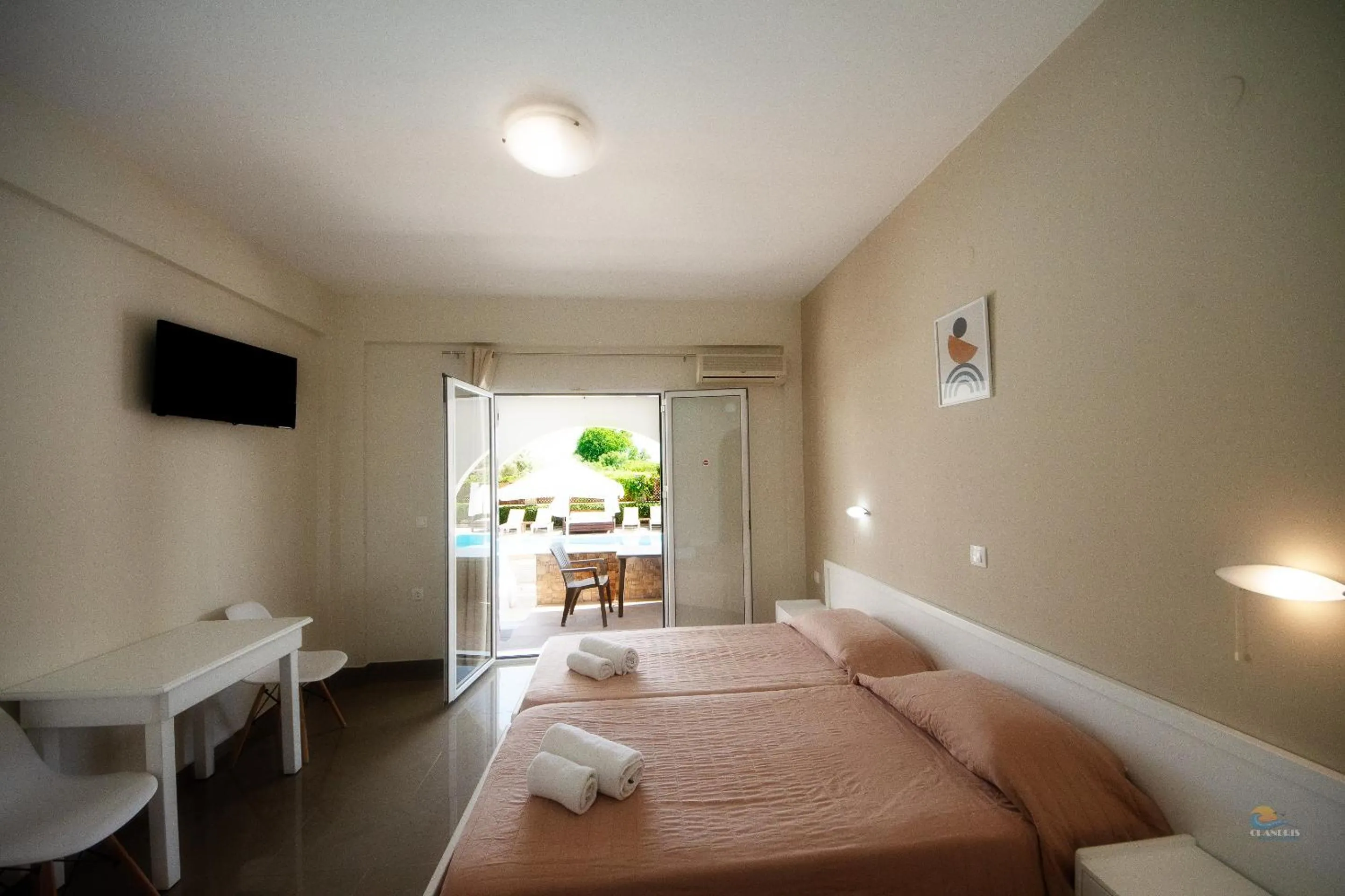 Bedroom in Chandris Apartments