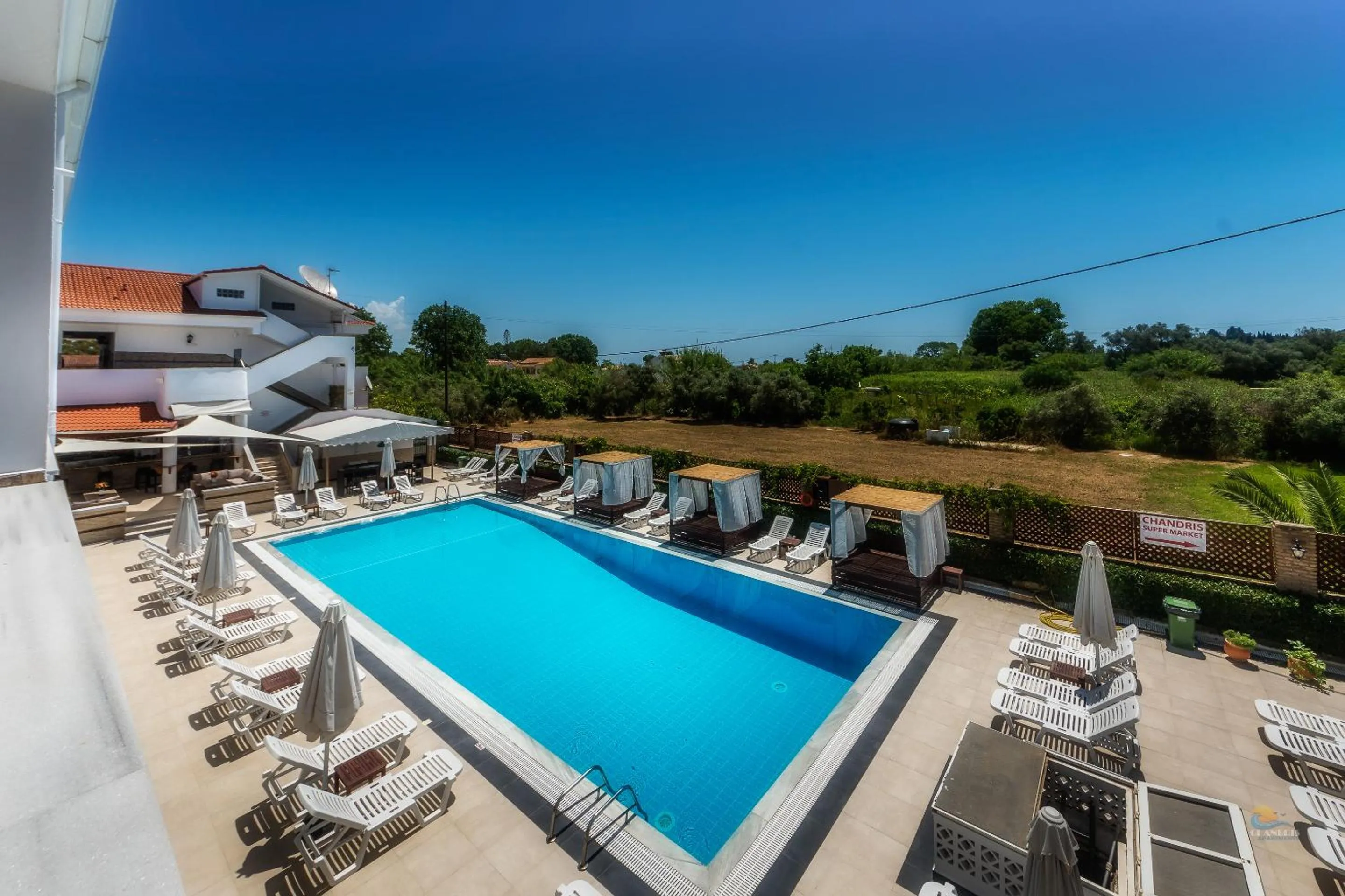 Swimming pool in Chandris Apartments