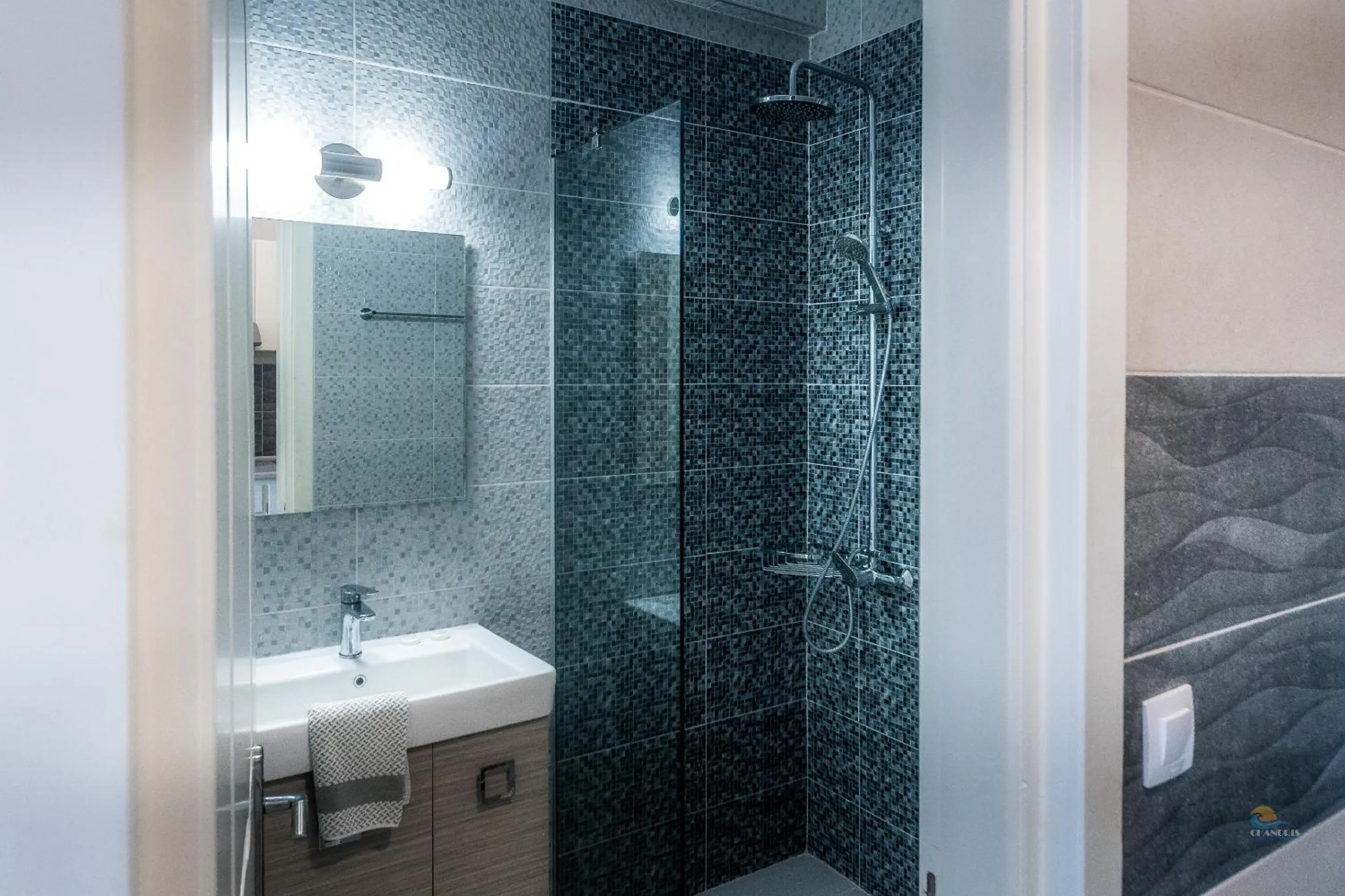 Bathroom in Chandris Apartments