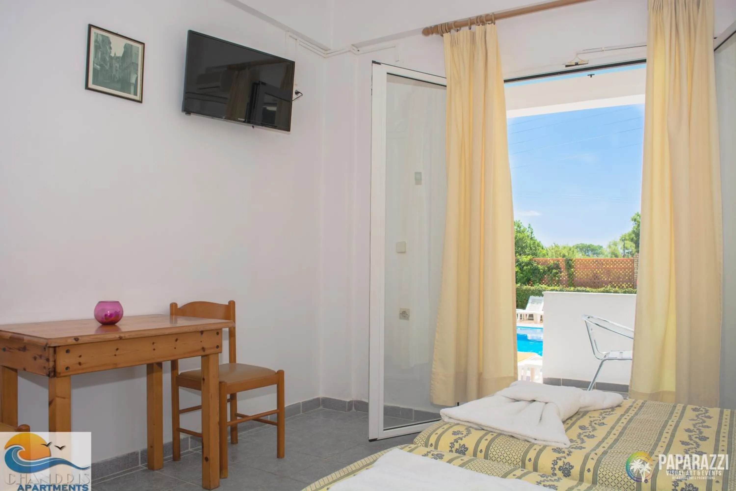 Bedroom in Chandris Apartments