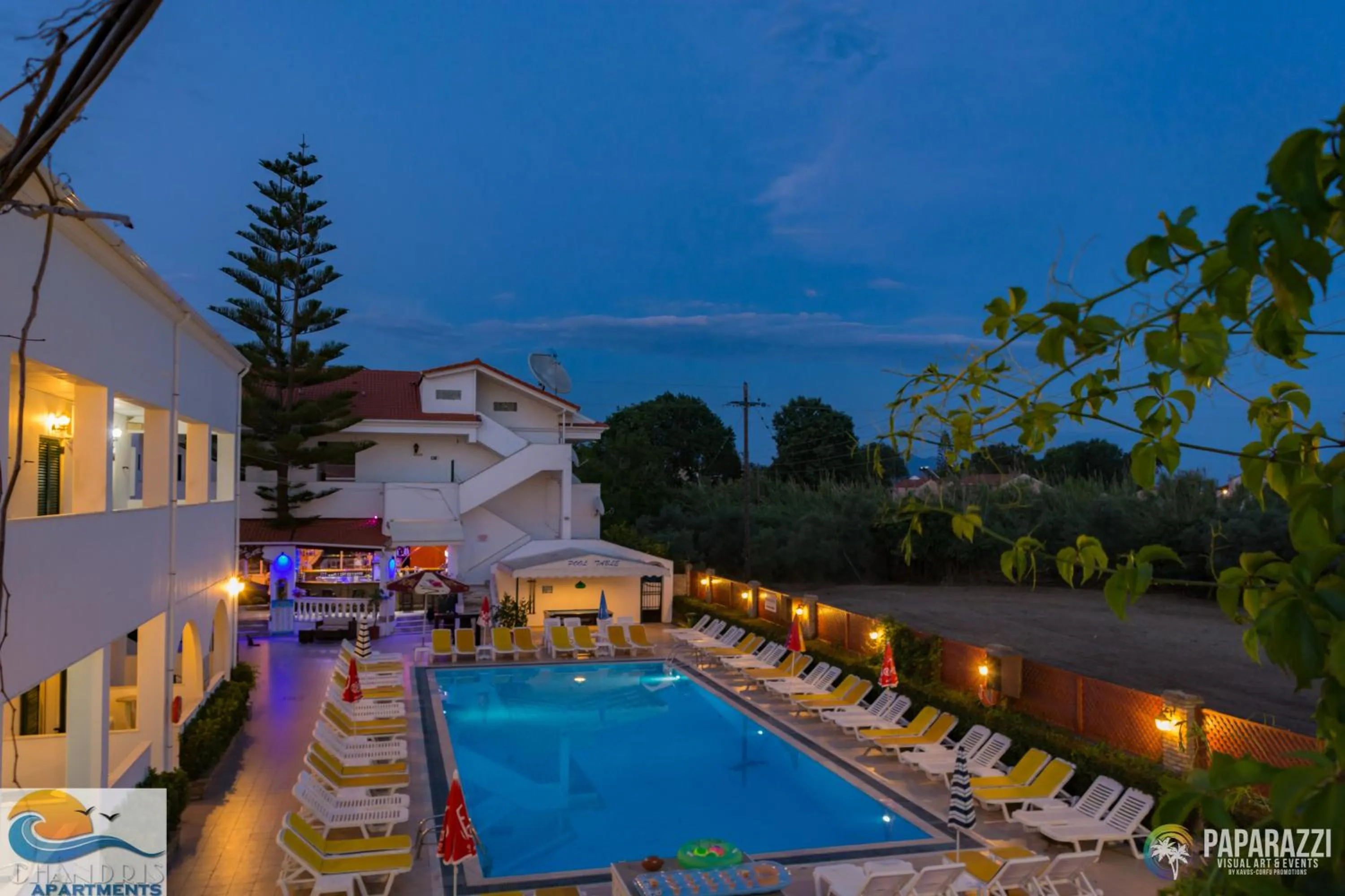 Bird's eye view in Chandris Apartments