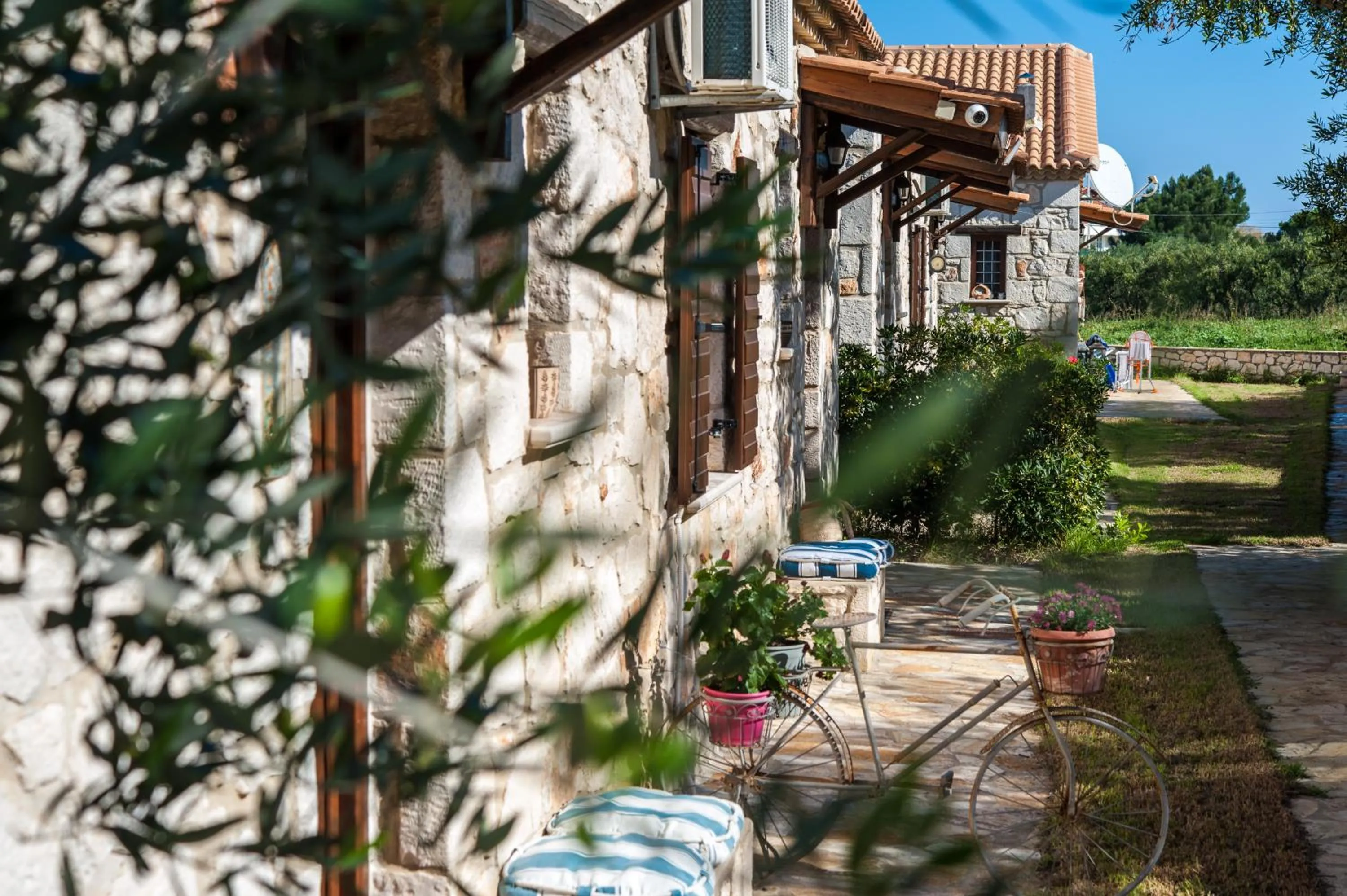 Garden in Kavos Psarou Villas