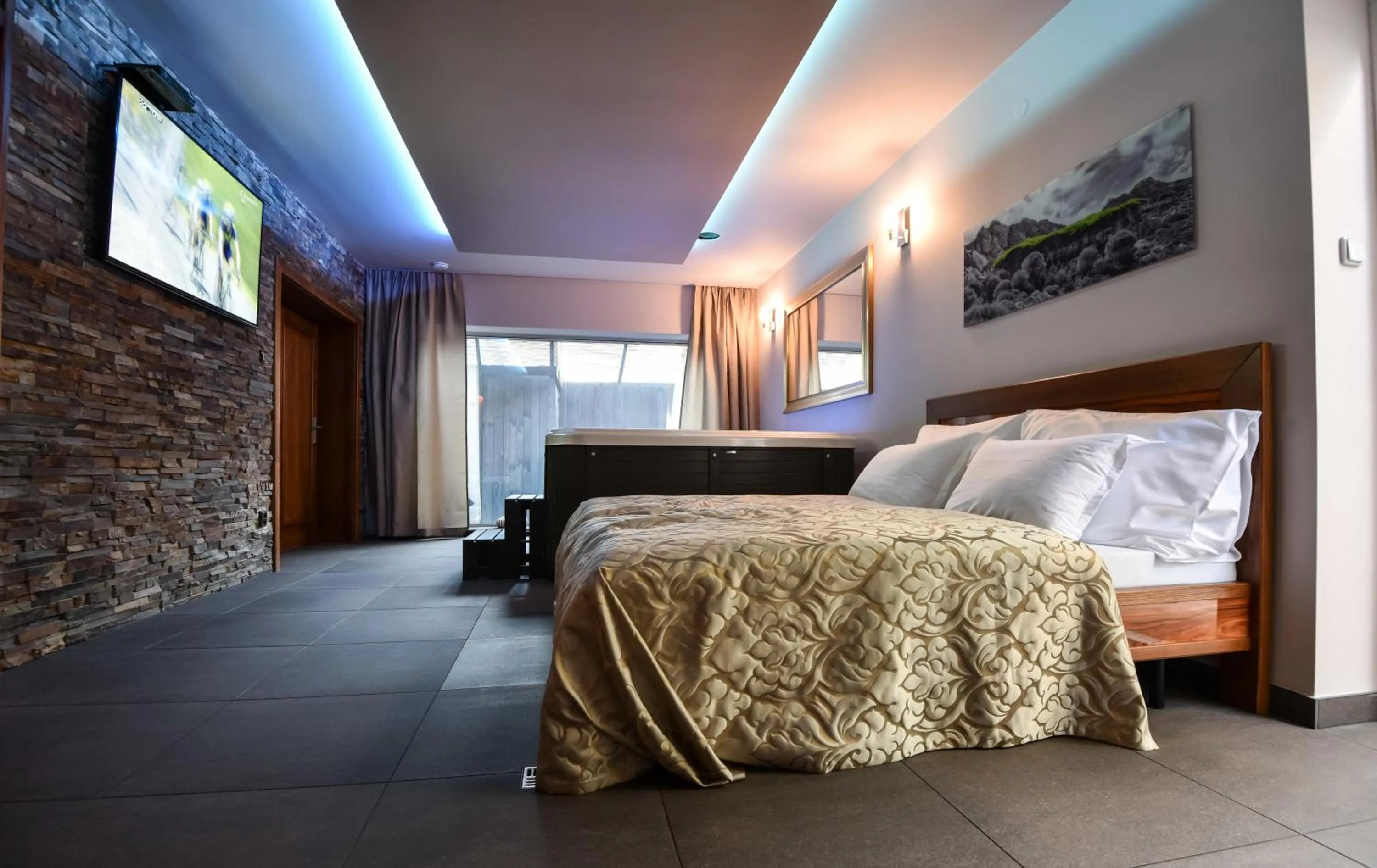 Double Room with Spa Bath in Penzion Janová