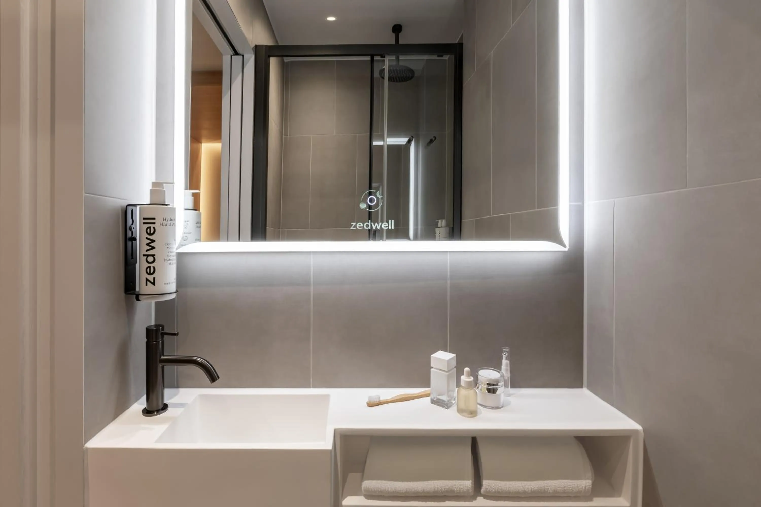 Bathroom in Zedwell Underground Hotel Park Lane