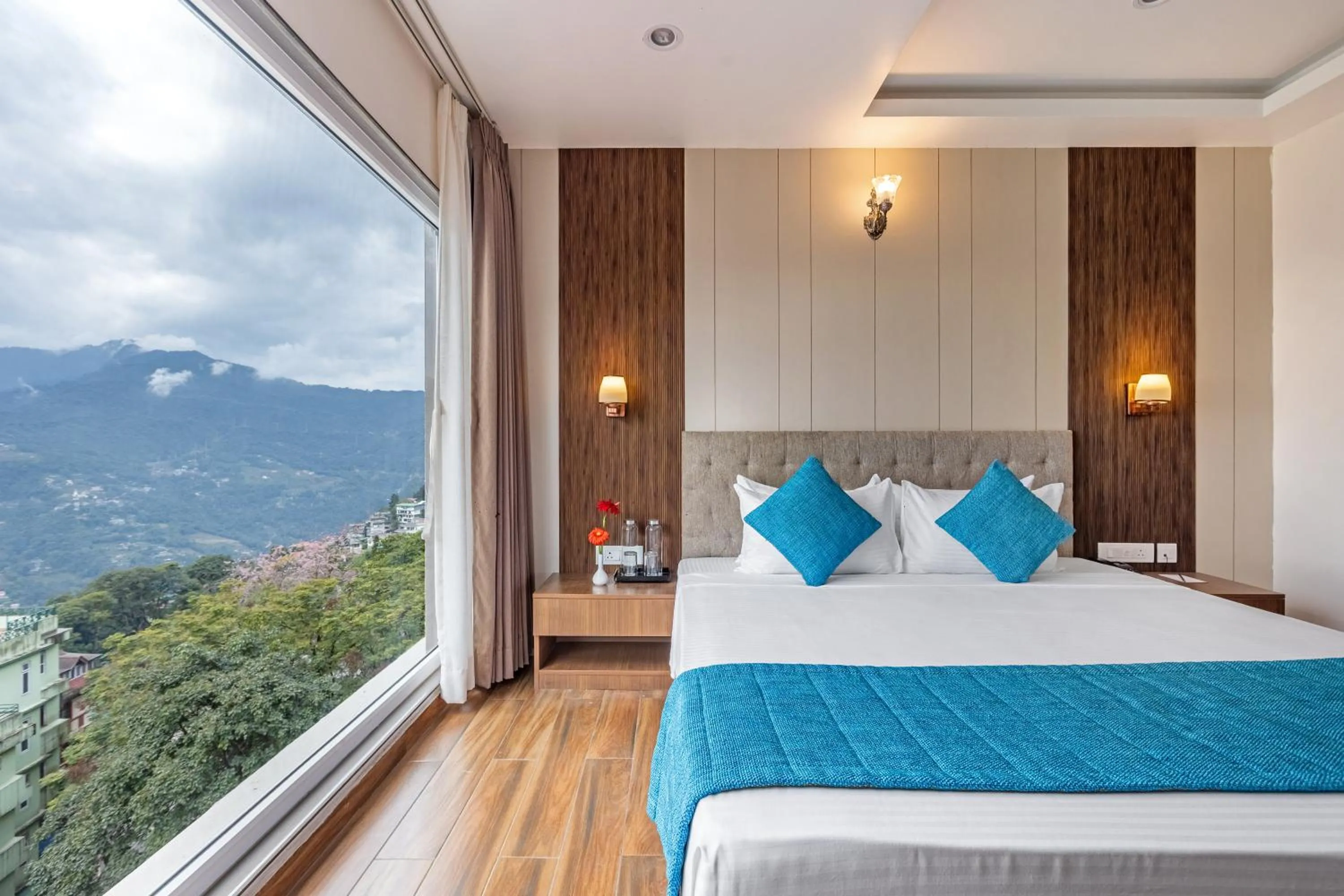 View (from property/room), Bed in Sterling Mount Olive Gangtok