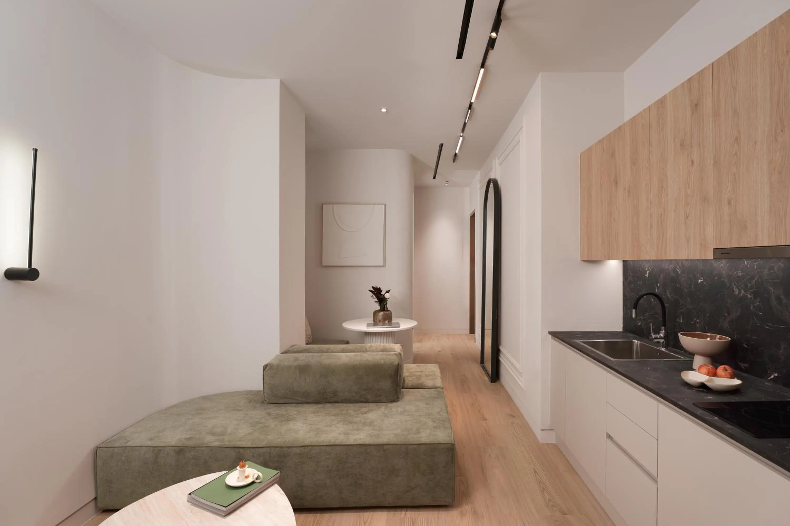 Kitchen or kitchenette in Anfides Boutique Hotel
