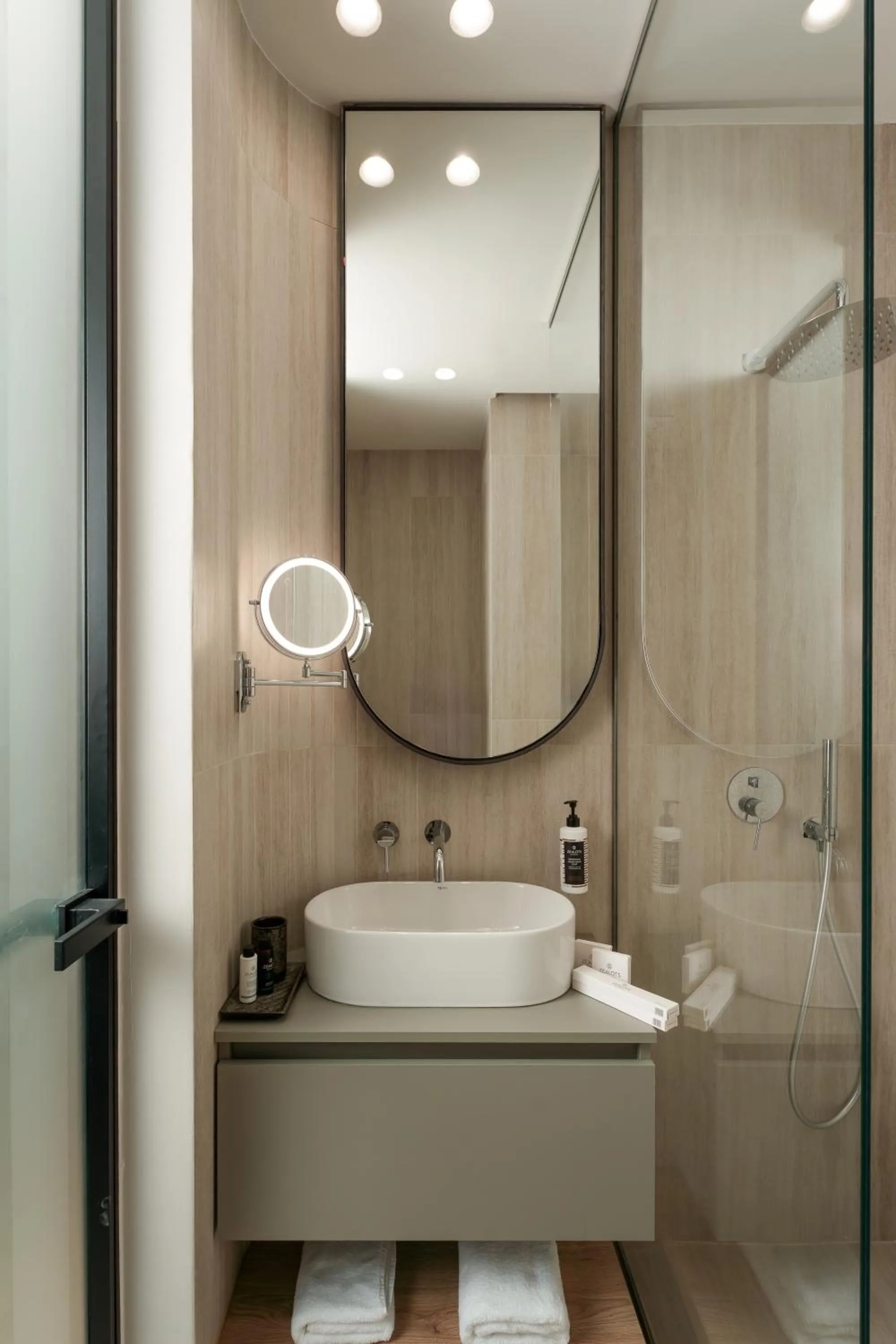 Shower in Anfides Boutique Hotel