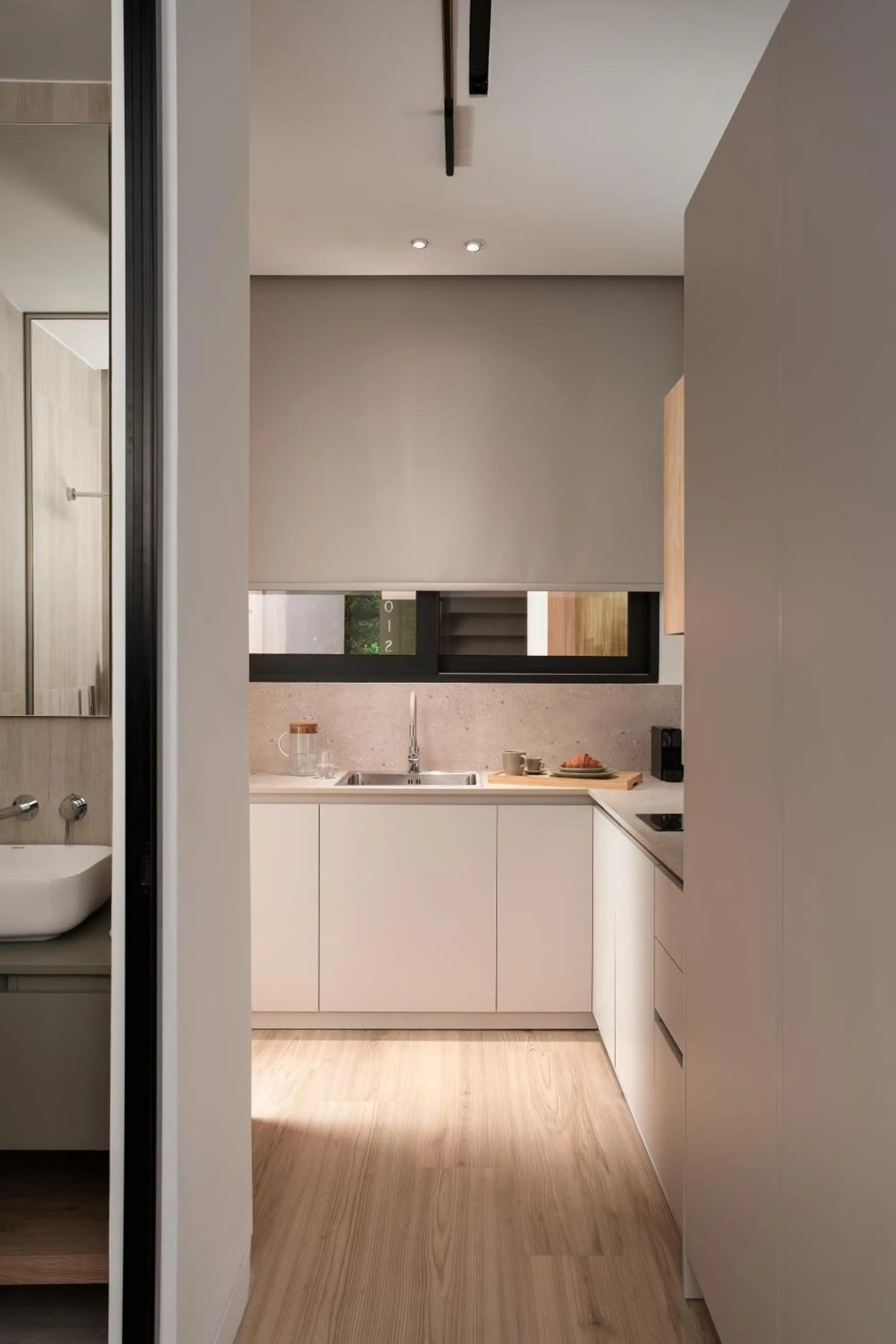 Kitchen or kitchenette in Anfides Boutique Hotel