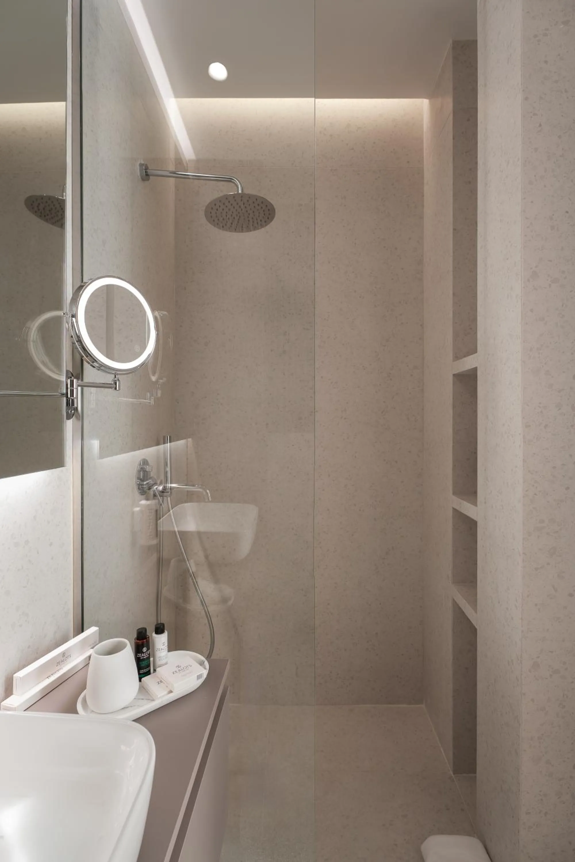 Shower in Anfides Boutique Hotel