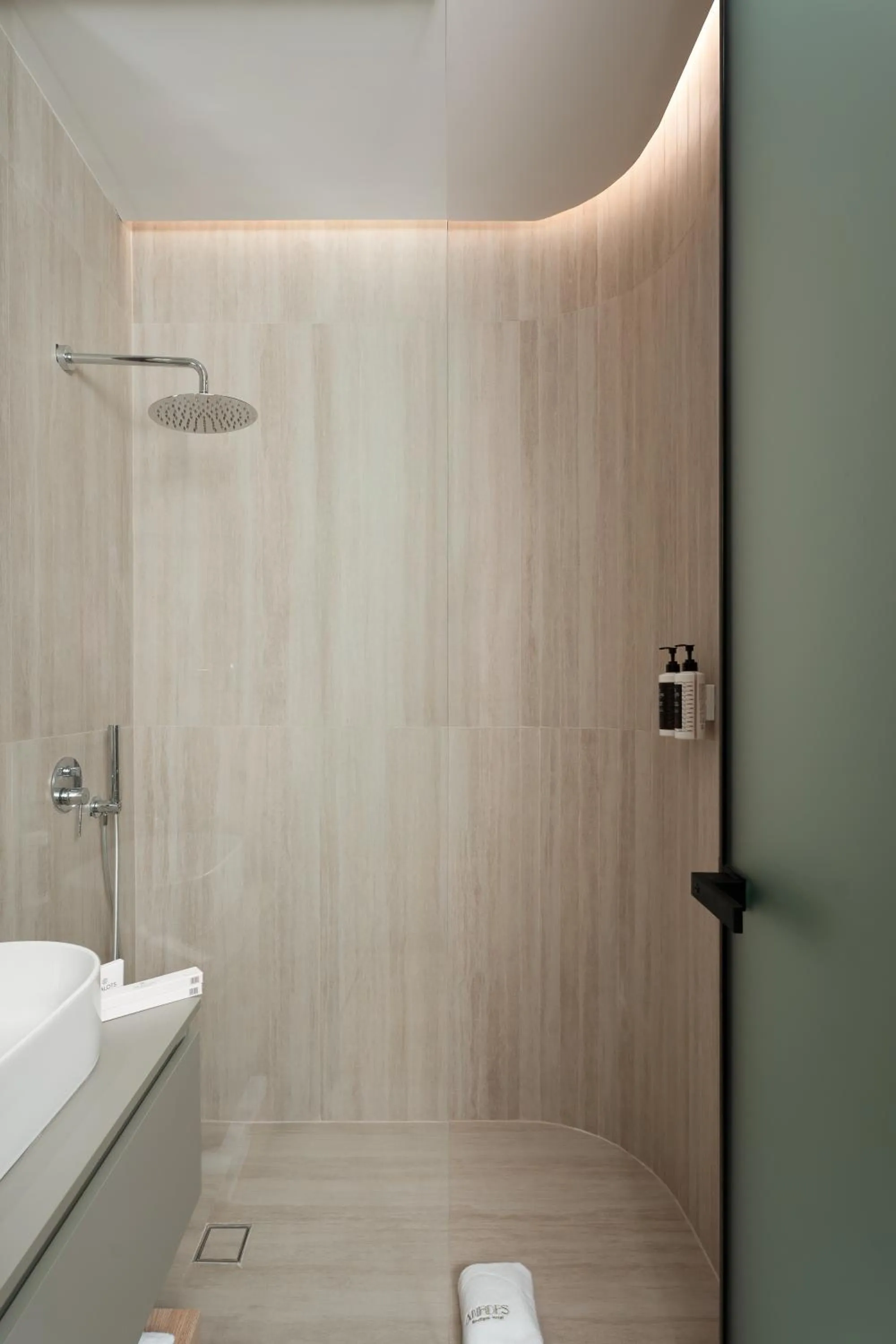 Shower in Anfides Boutique Hotel