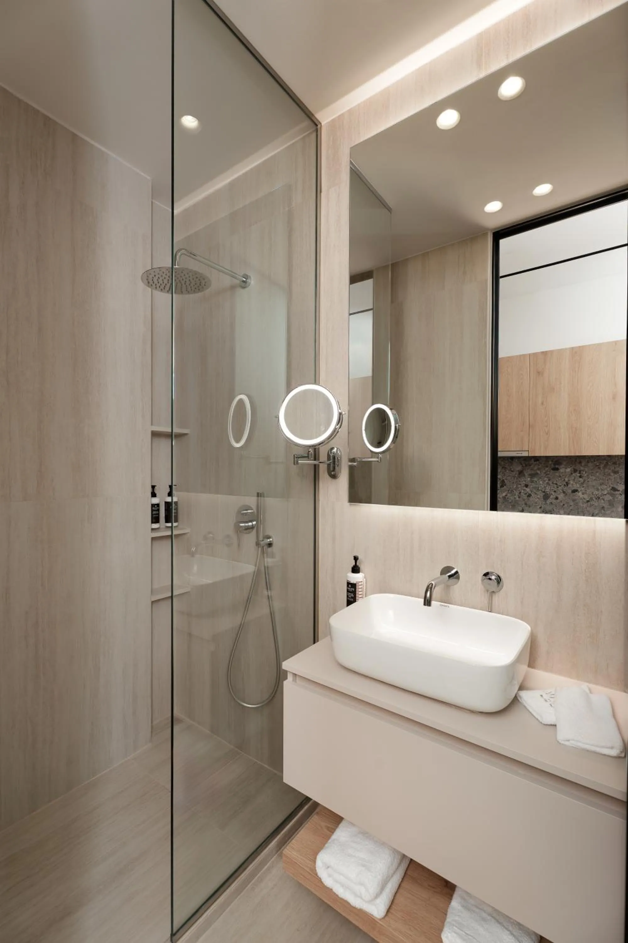Shower in Anfides Boutique Hotel