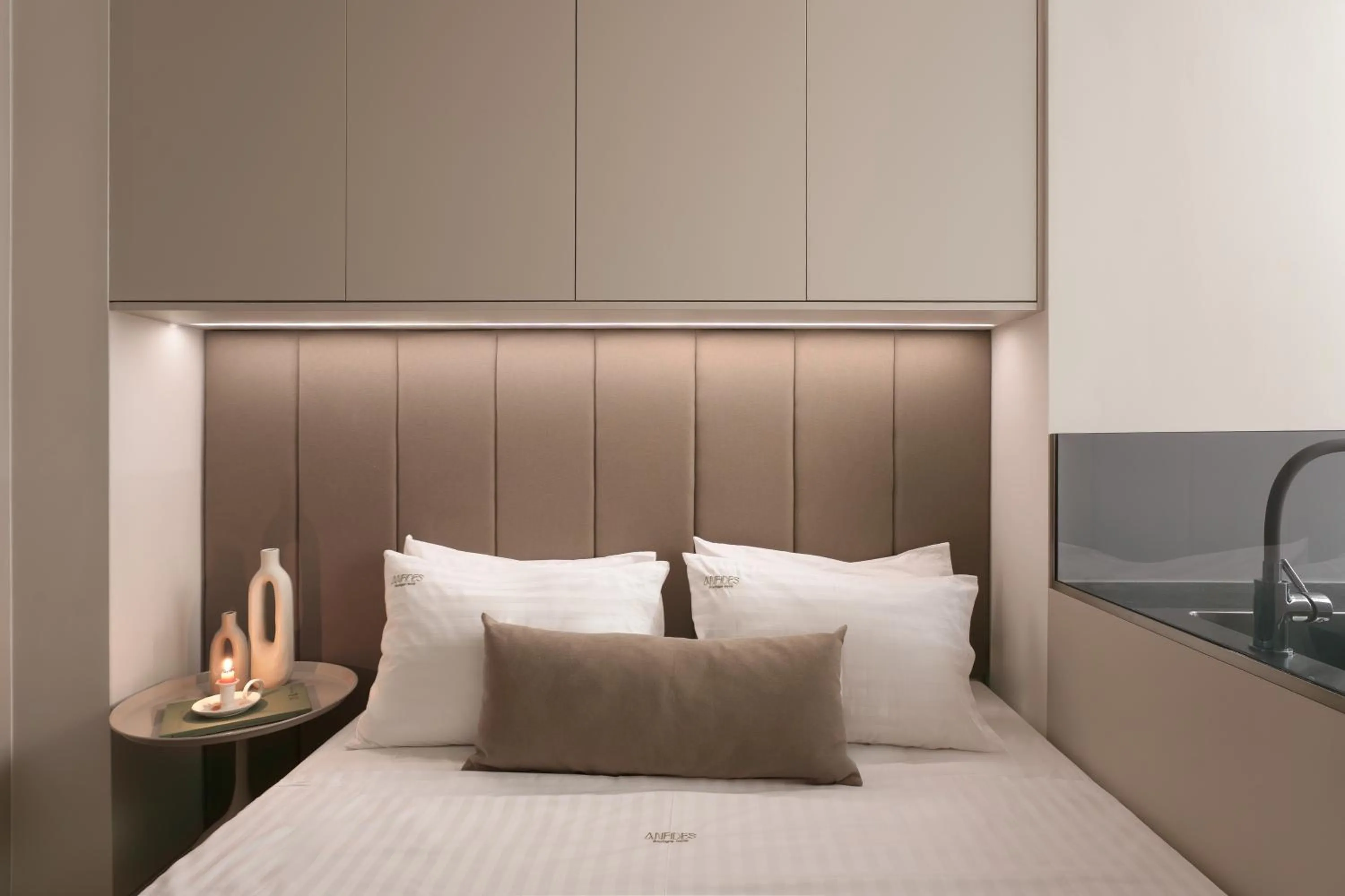Bed in Anfides Boutique Hotel