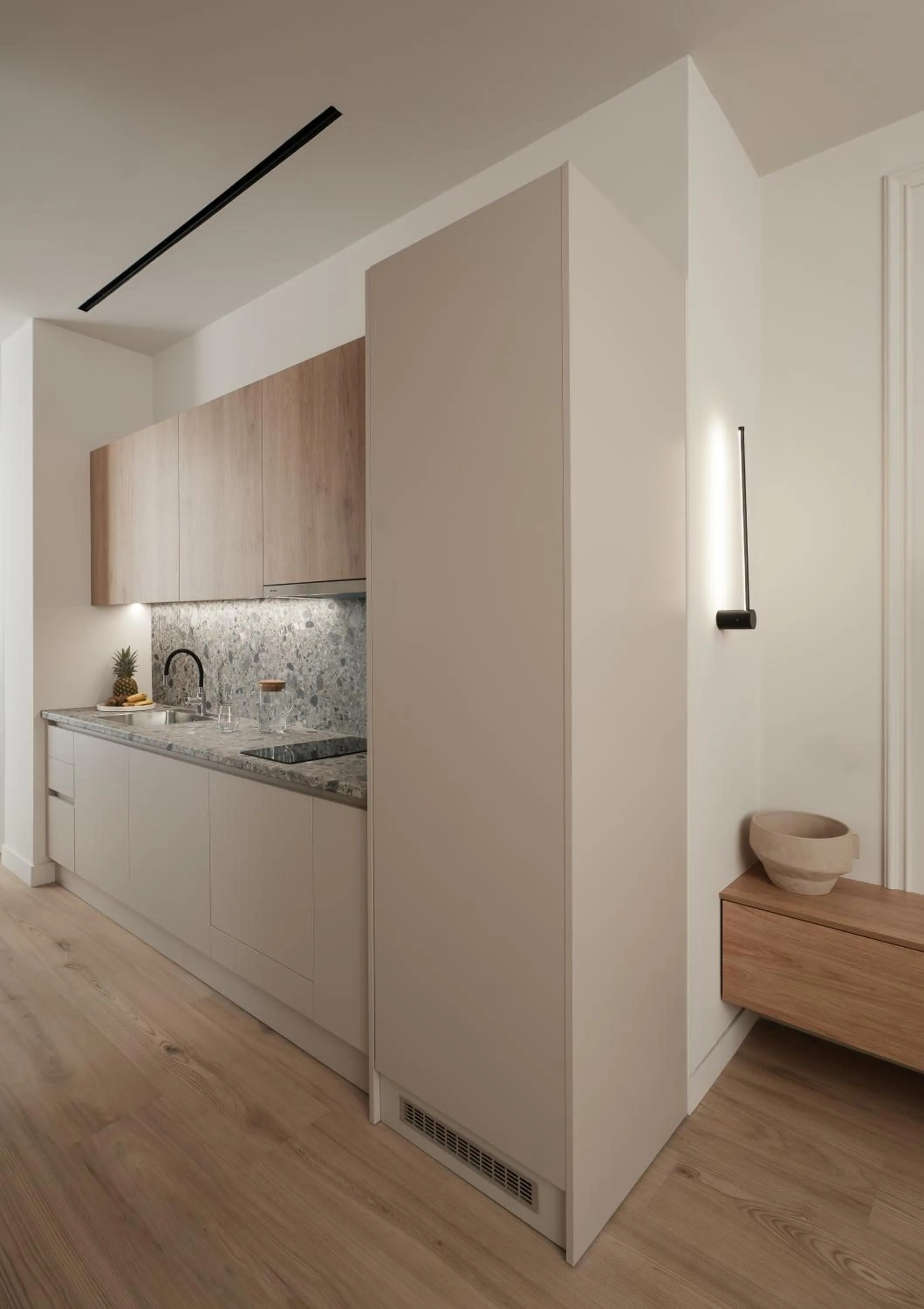 Kitchen or kitchenette in Anfides Boutique Hotel