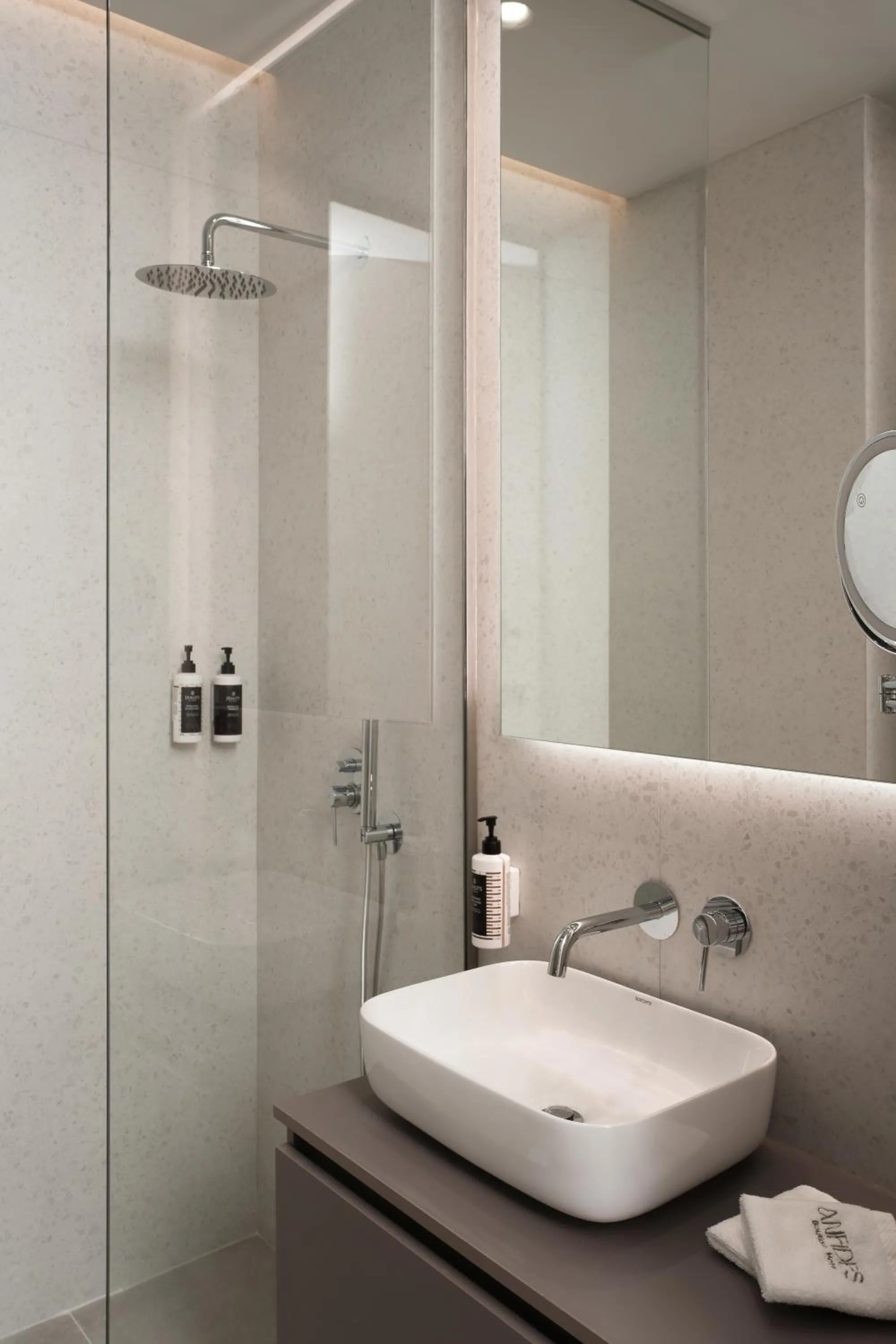 Shower in Anfides Boutique Hotel