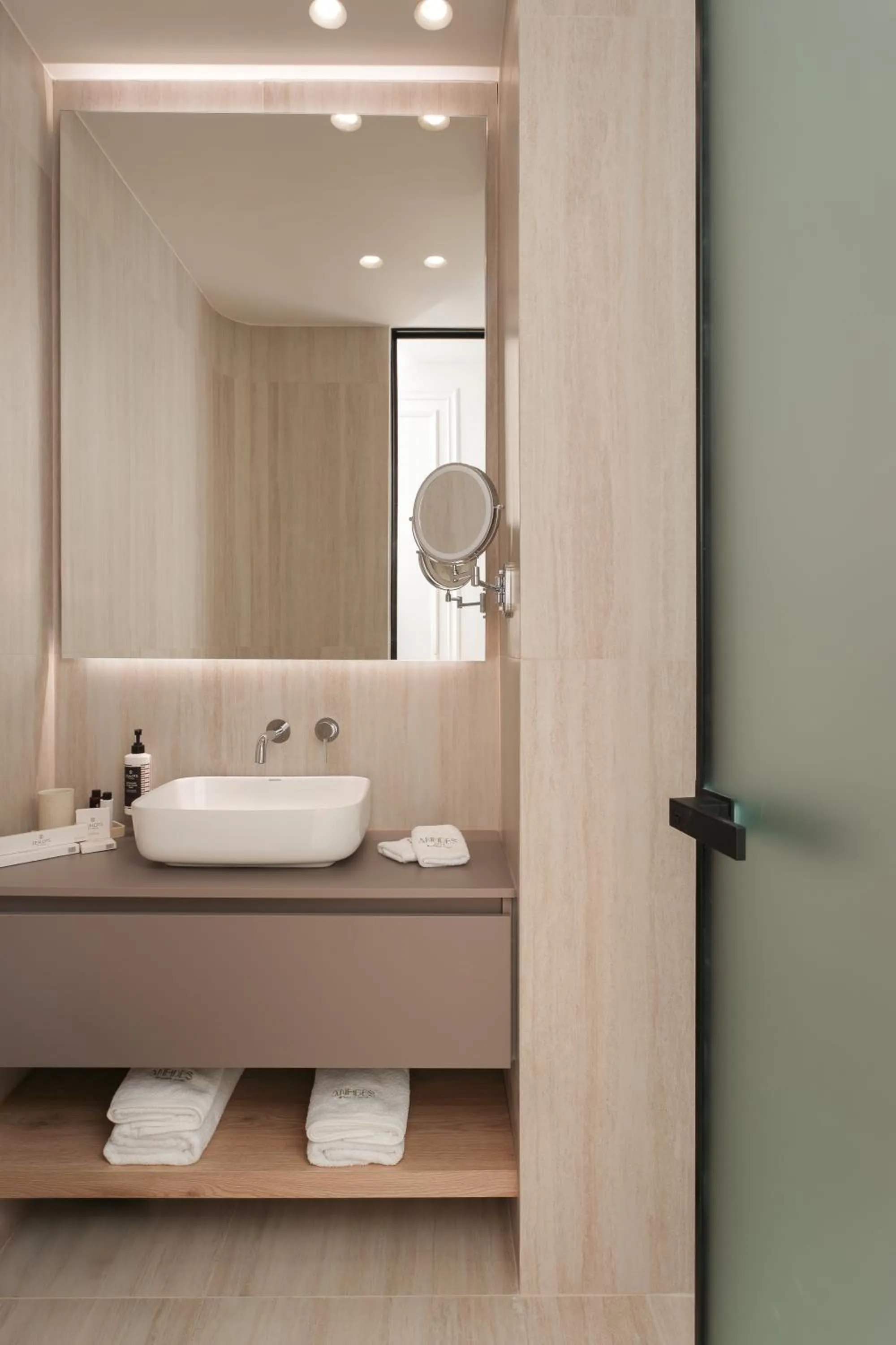 Shower in Anfides Boutique Hotel