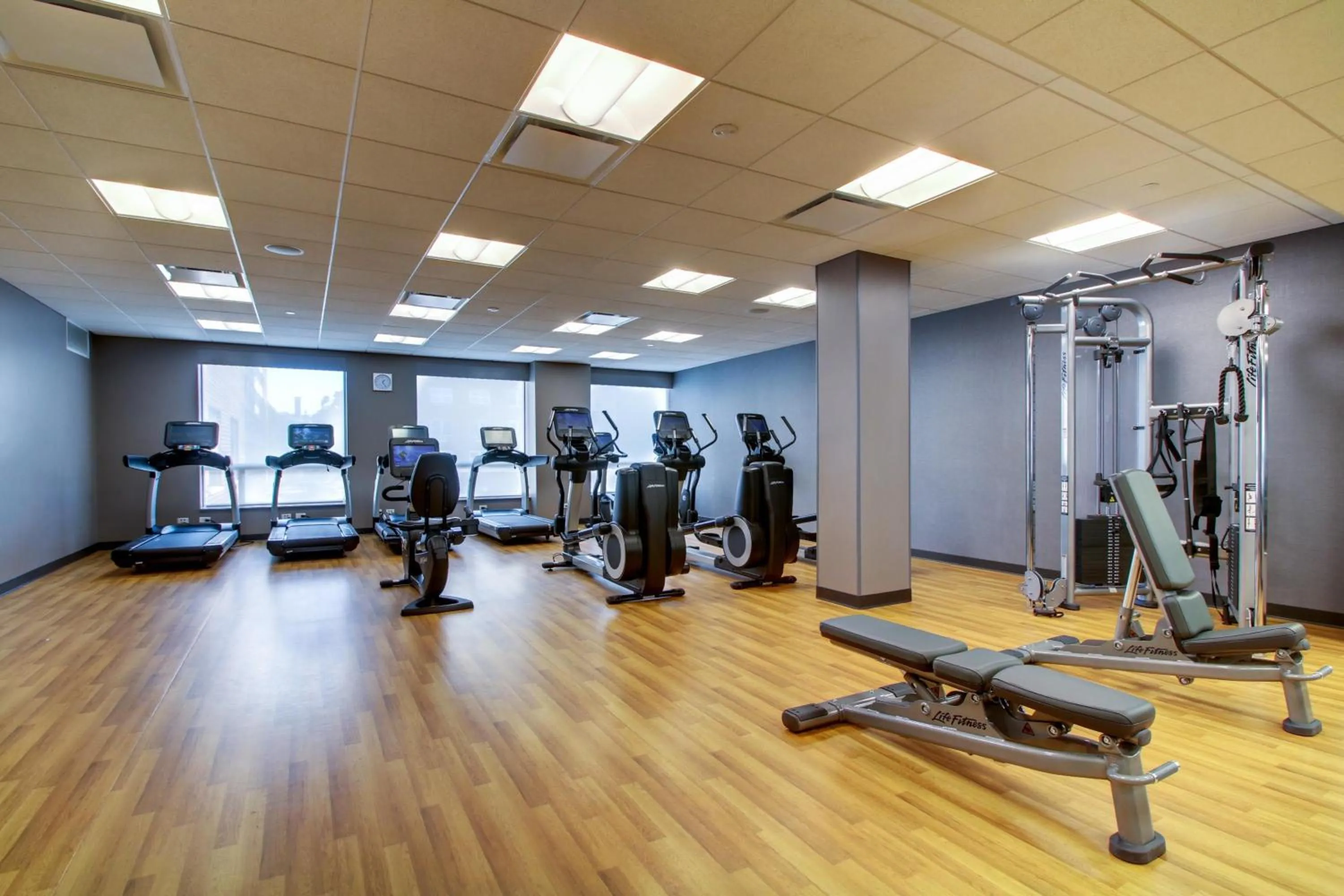 Fitness centre/facilities in Hyatt House Chicago/Evanston