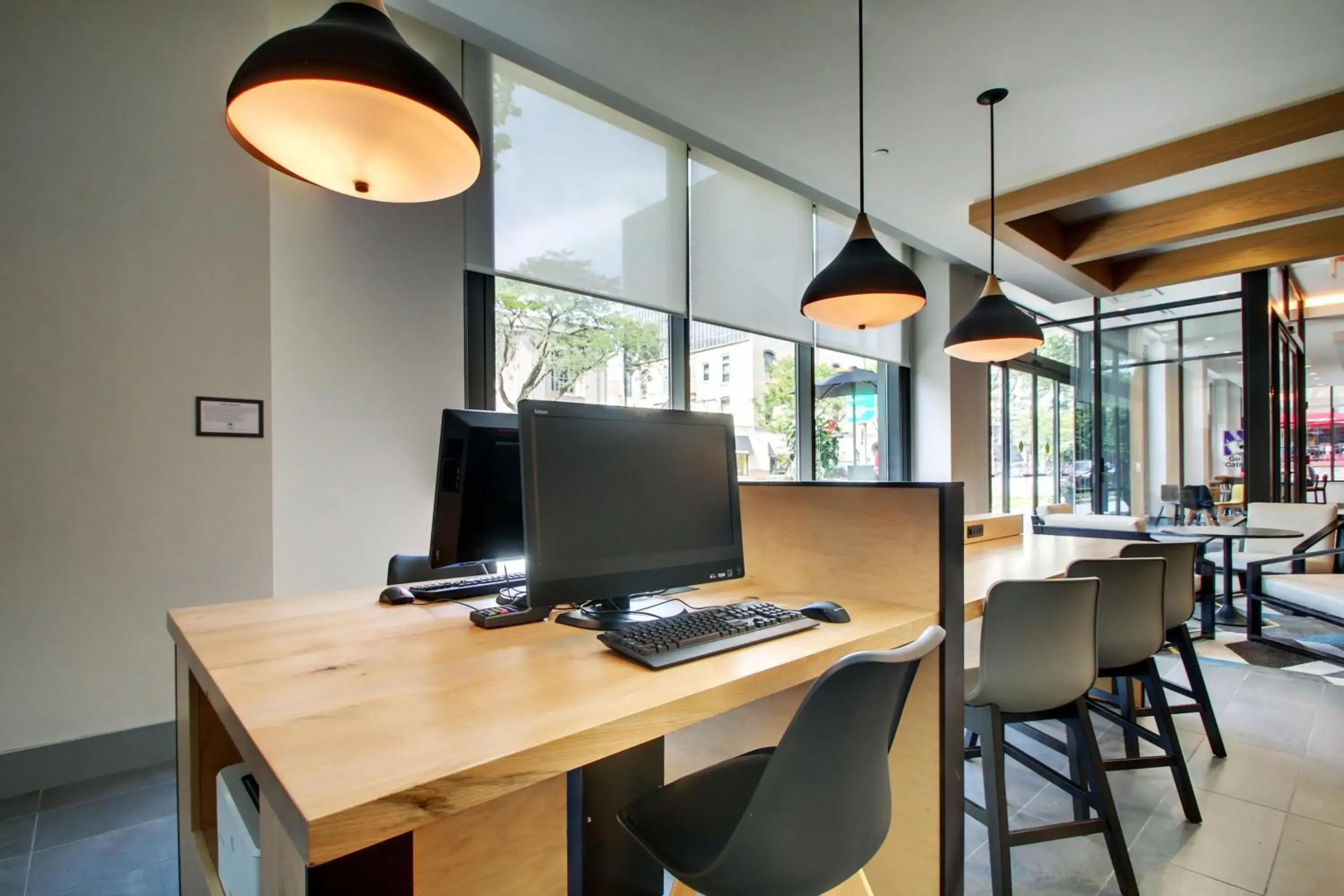 Lobby or reception in Hyatt House Chicago/Evanston Lobby or reception in Hyatt House Chicago/Evanston