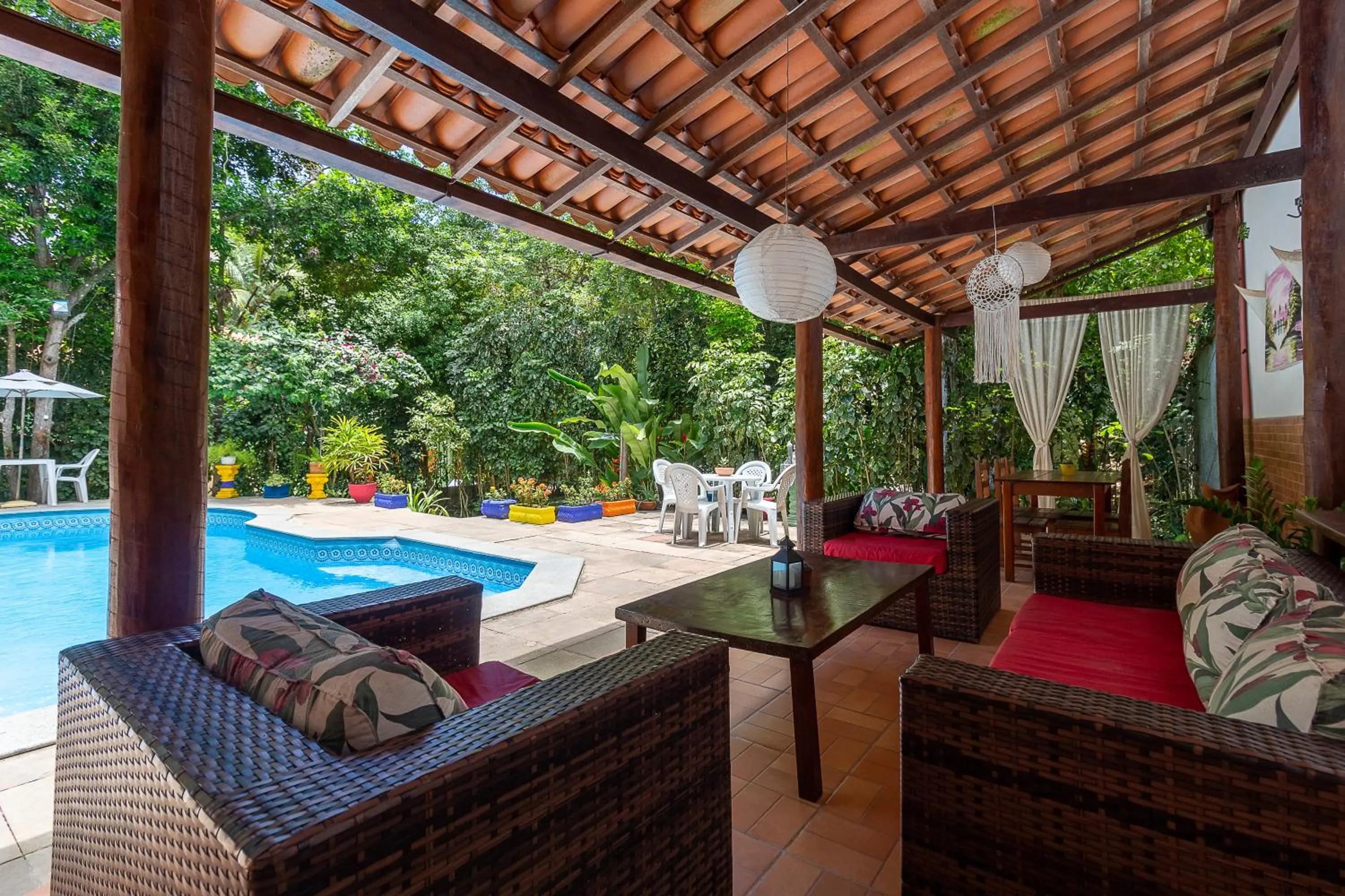 Patio in Pousada Recanto da Terra
