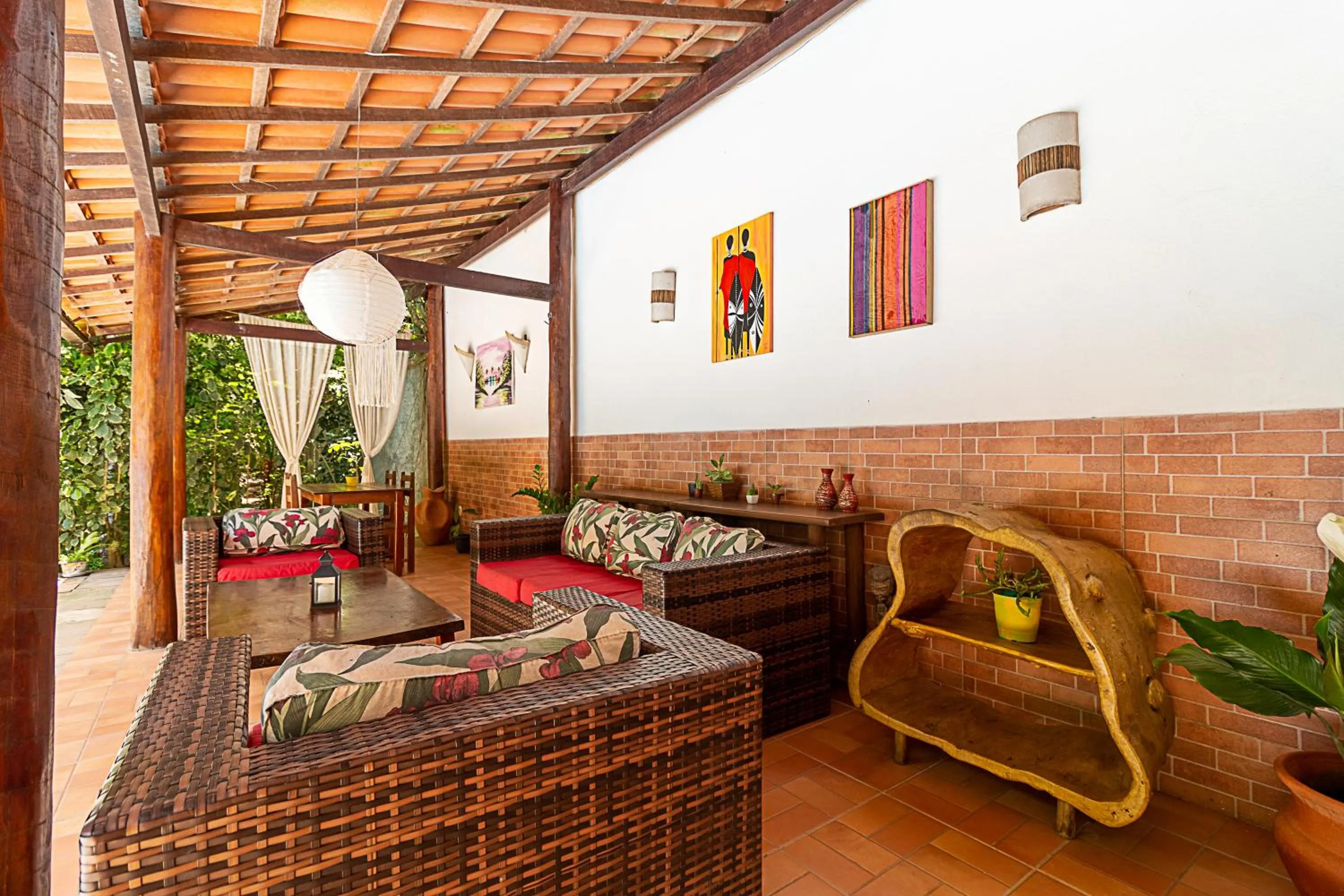 Patio in Pousada Recanto da Terra
