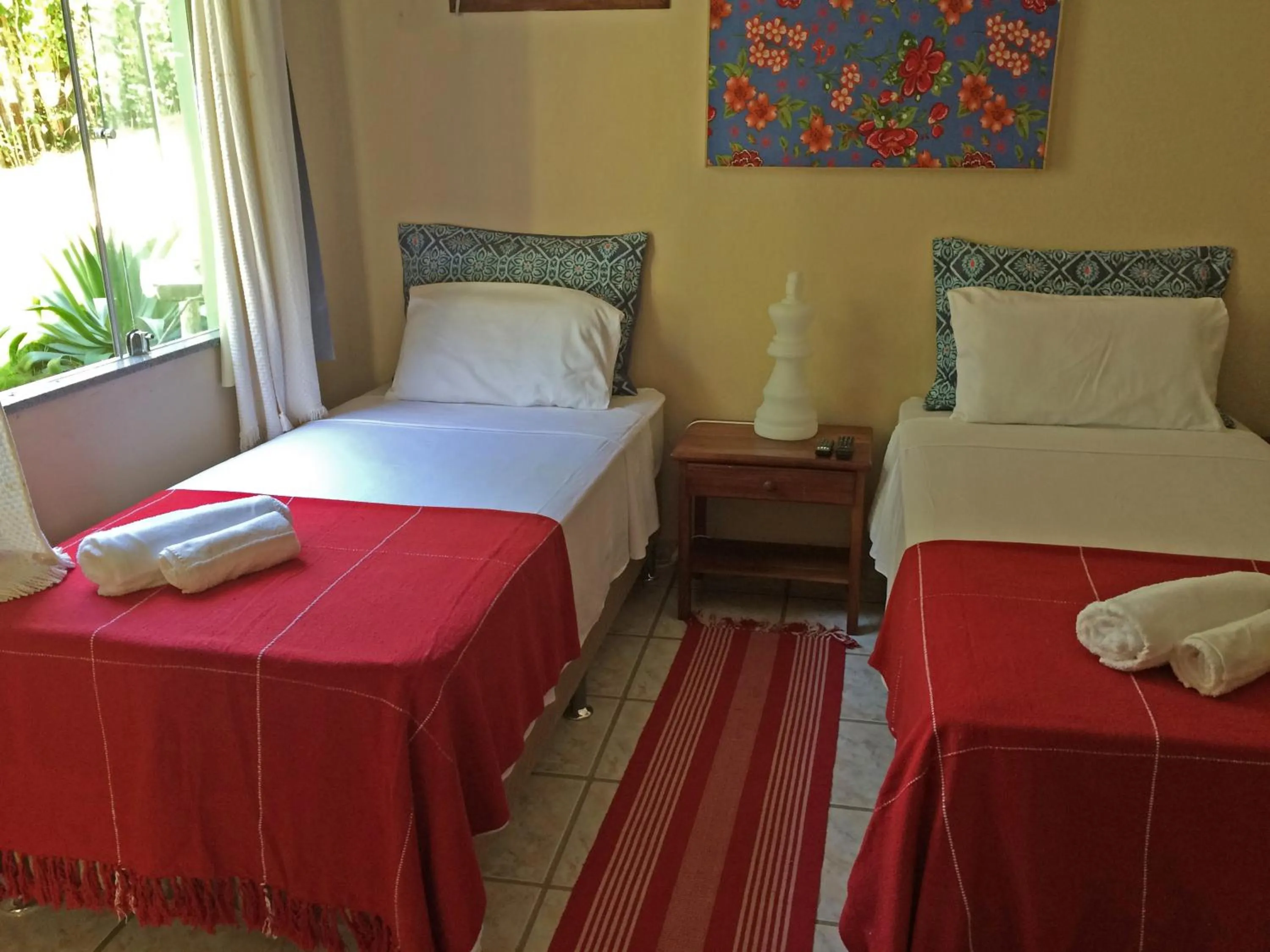 Bed in Pousada Recanto da Terra