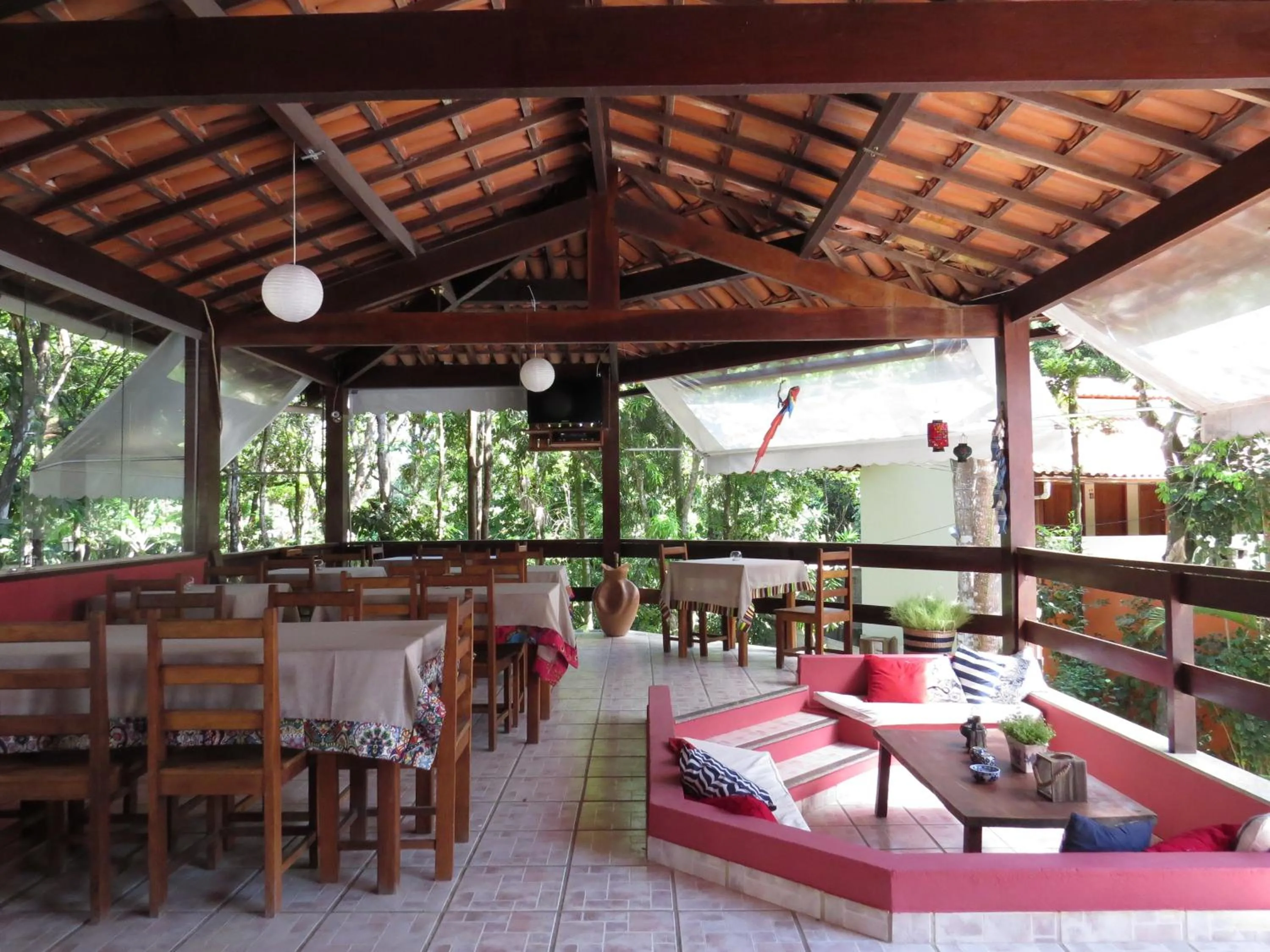 Lounge or bar in Pousada Recanto da Terra