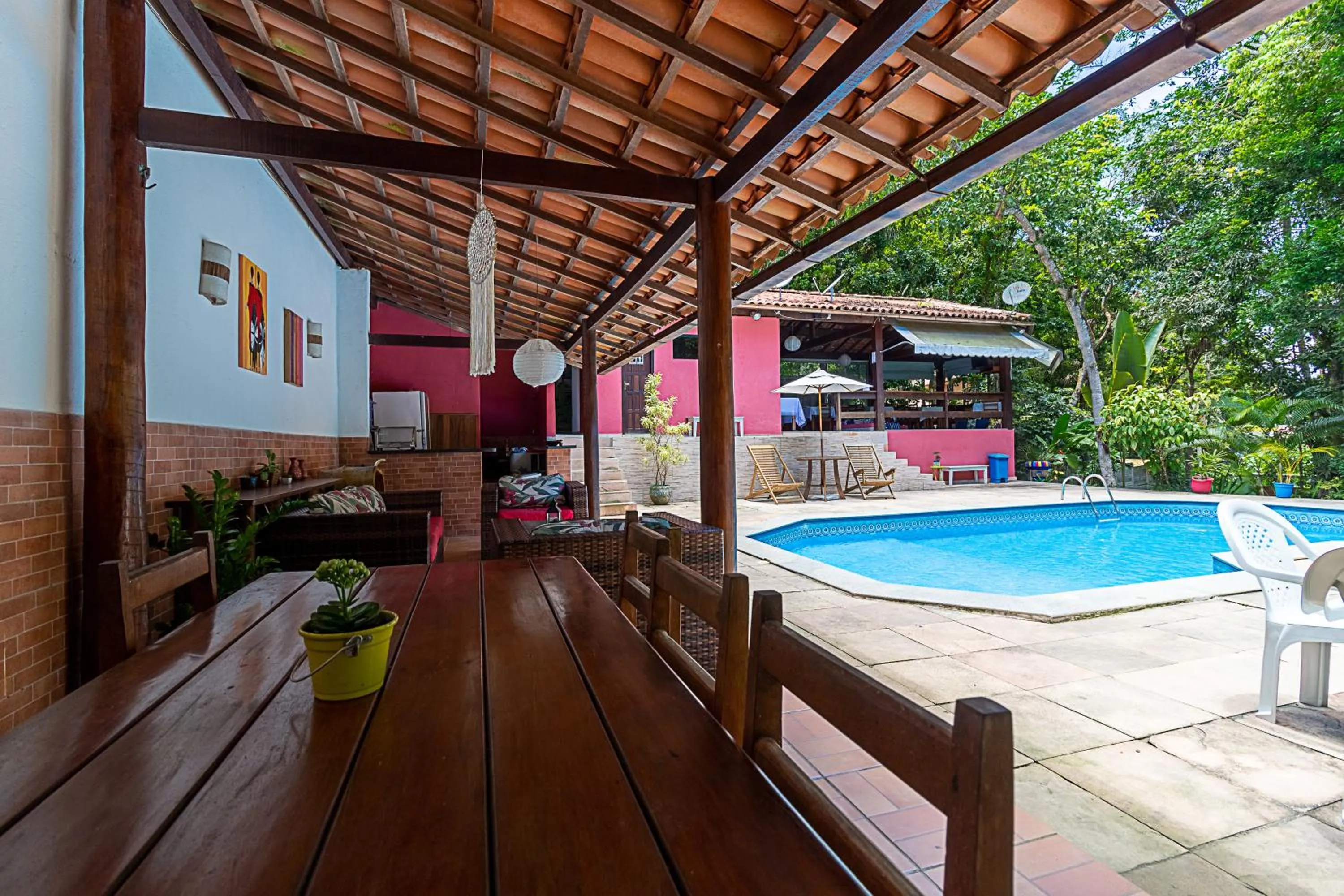 Patio in Pousada Recanto da Terra