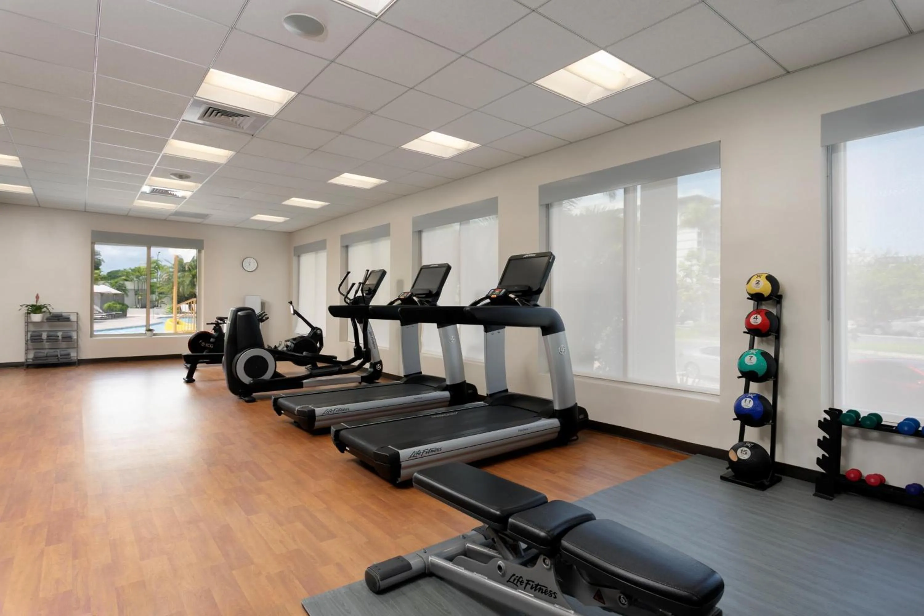 Fitness centre/facilities in Hyatt Place San Juan
