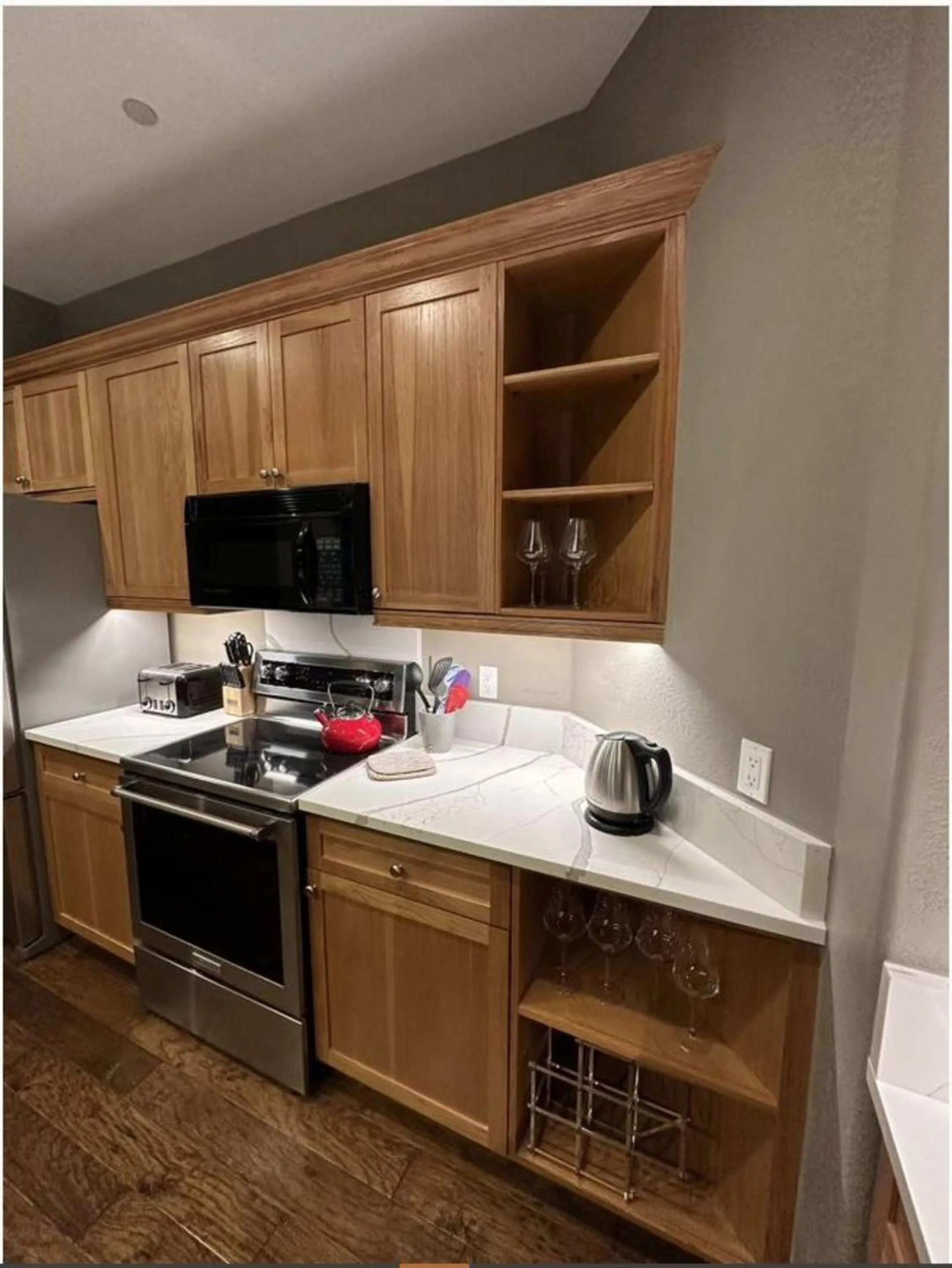 Kitchen or kitchenette in Lodge at Brookside