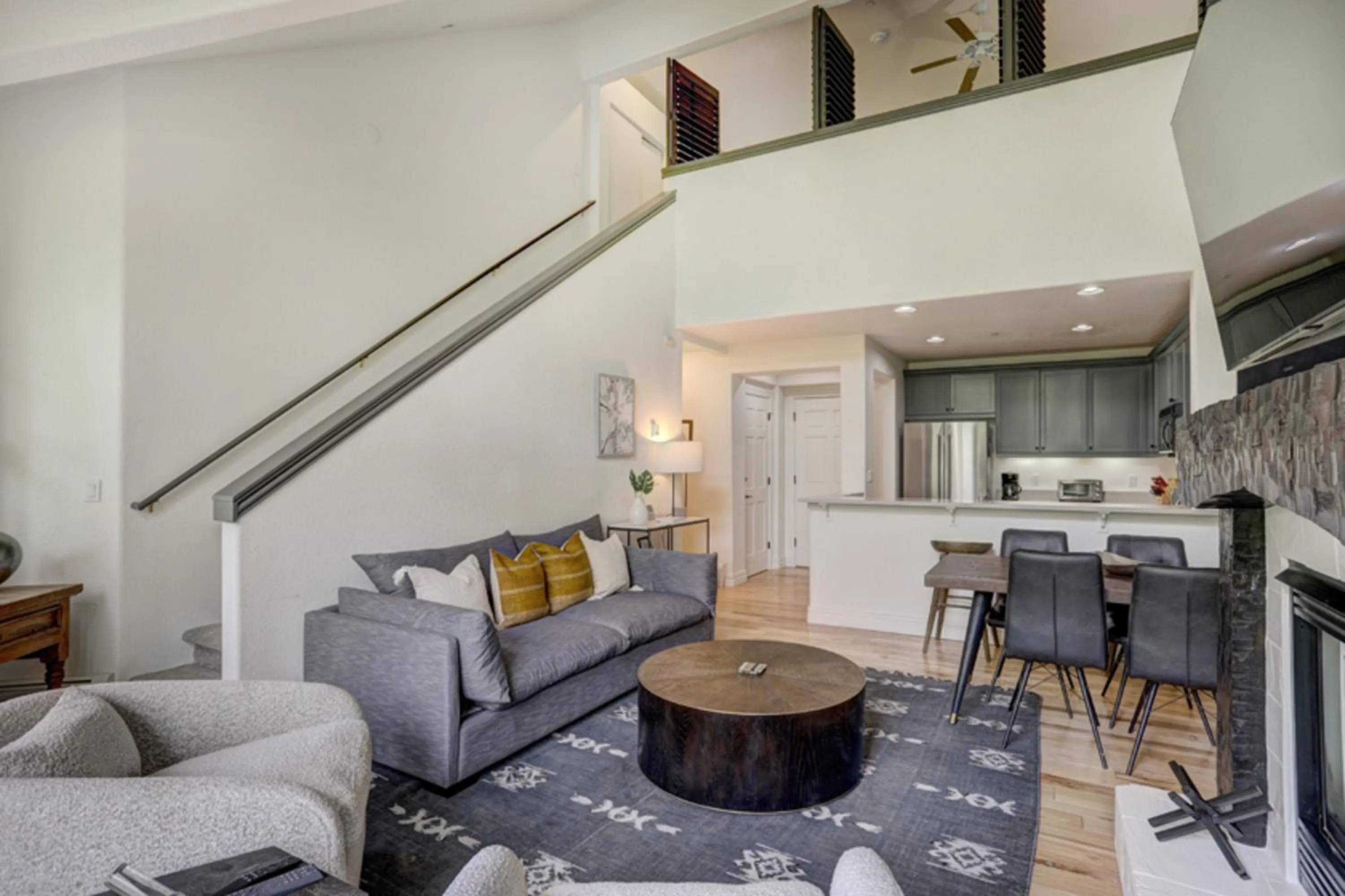 Living room in Lodge at Brookside